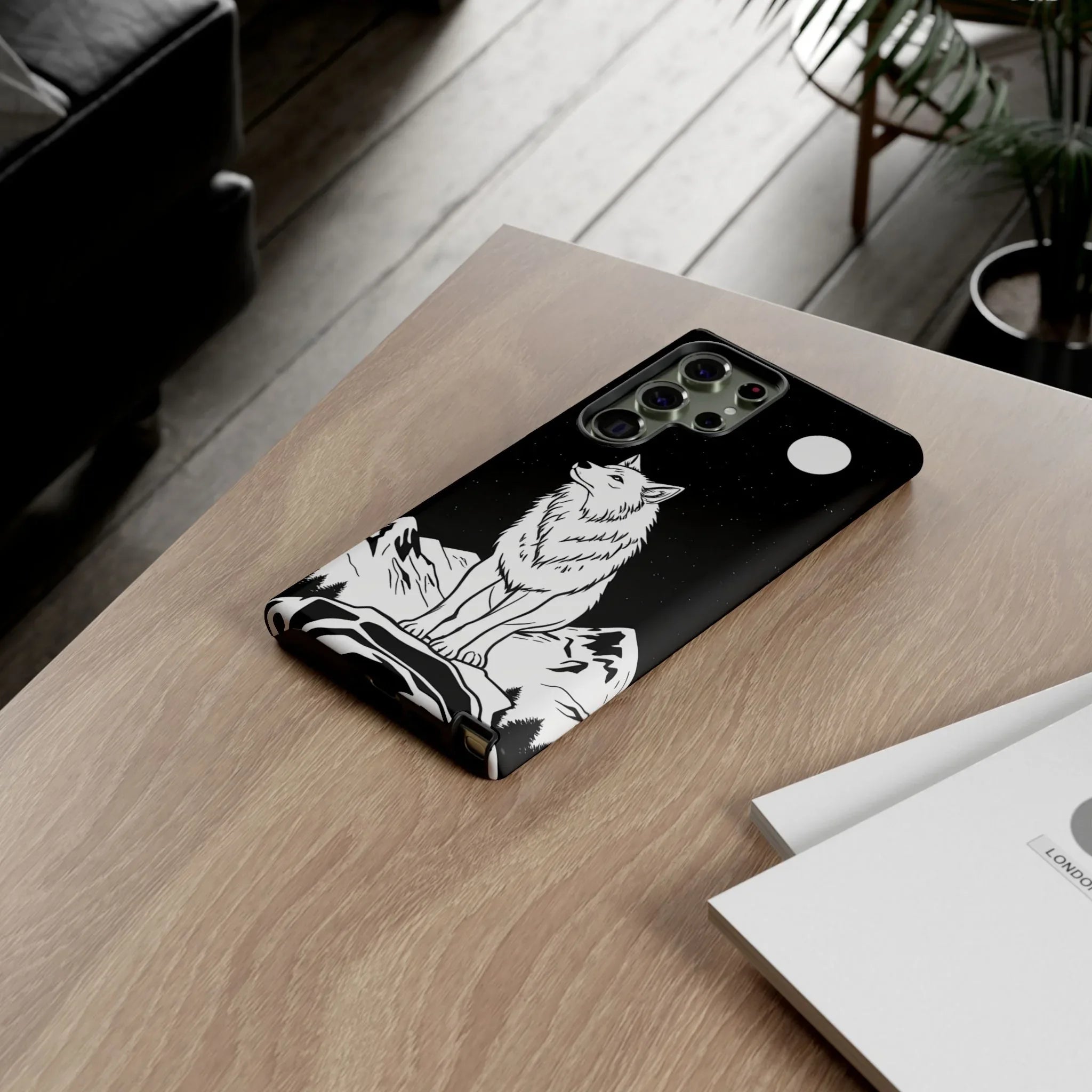 Majestic Wolf Phone Case for iPhone and Galaxy - KARARMDESIGN