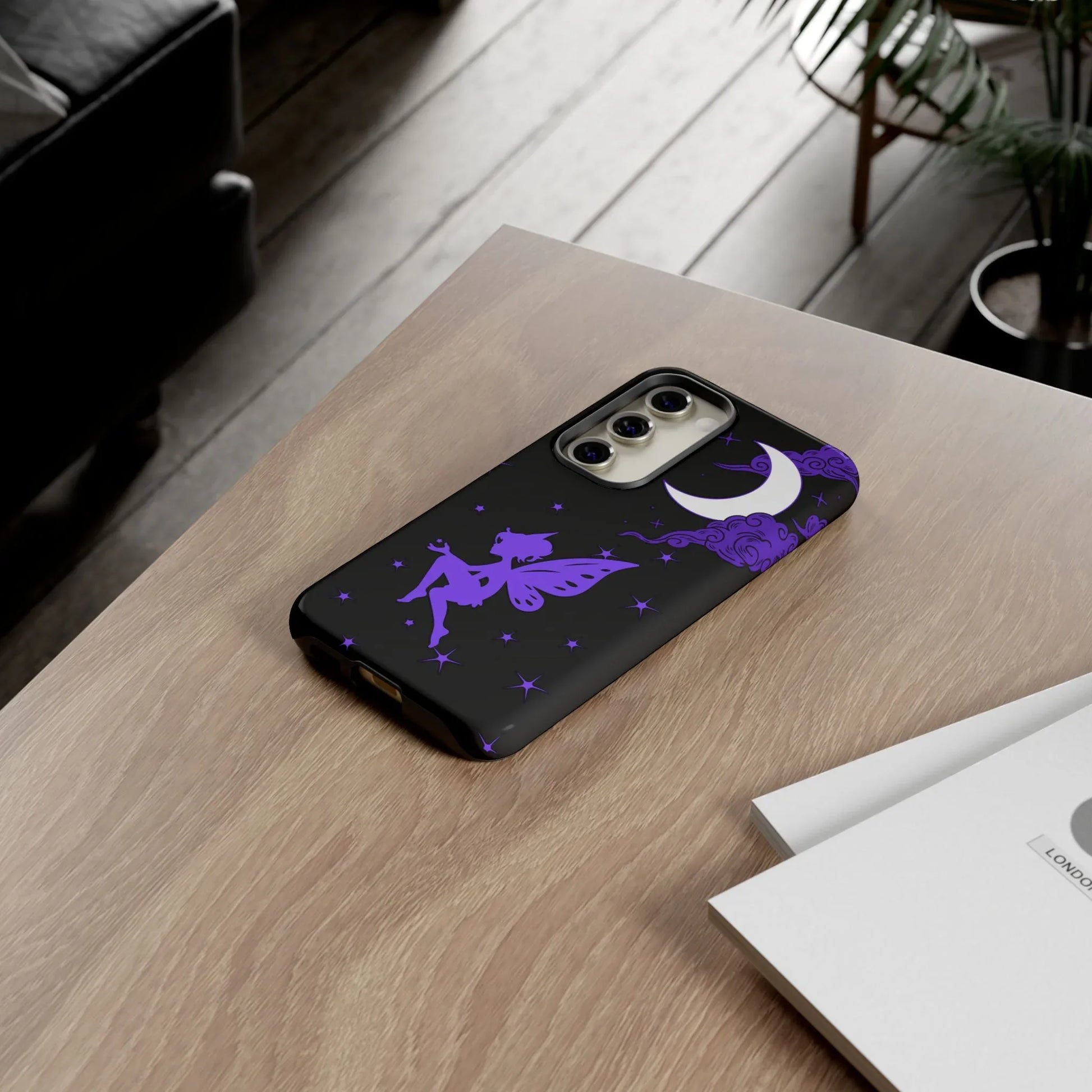 Moonlit Fairy Phone Case for iPhone 8-16 and Galaxy S10-S23 - KARARMDESIGN