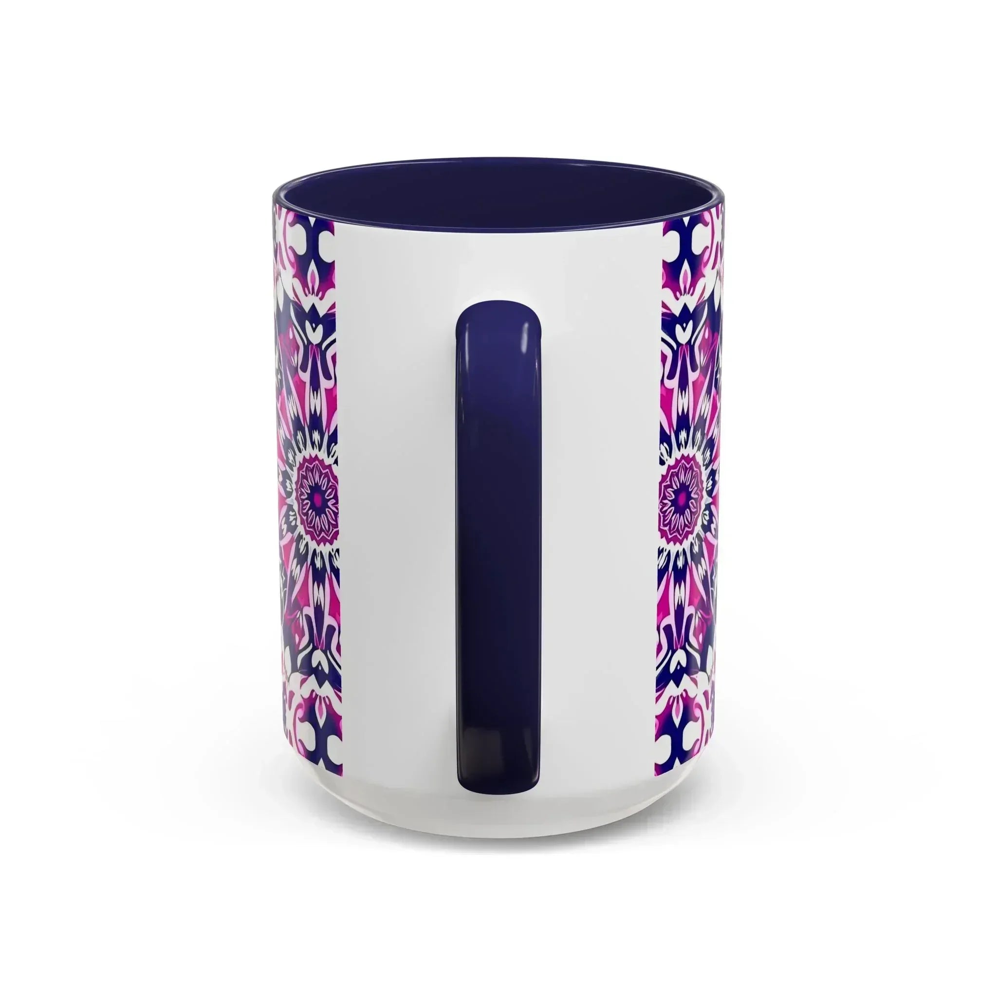 Vibrant Mandala Burst Ceramic Coffee Mug -11 & 15oz - KARARMDESIGN