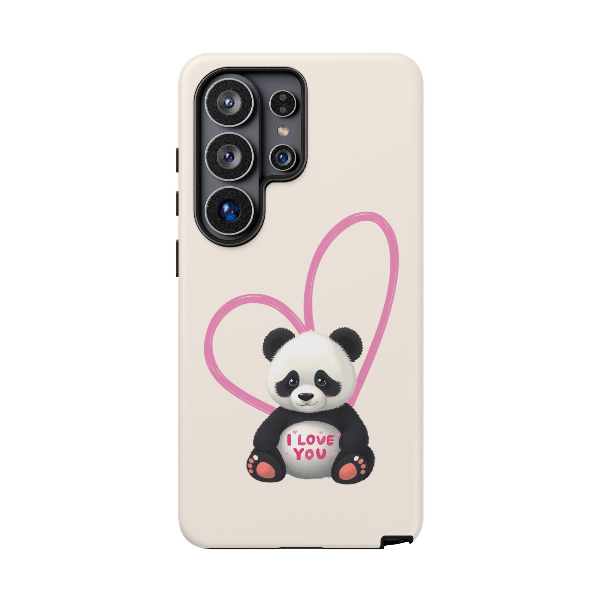 Adorable Panda Love Phone Case – Samsung Galaxy S20-S26