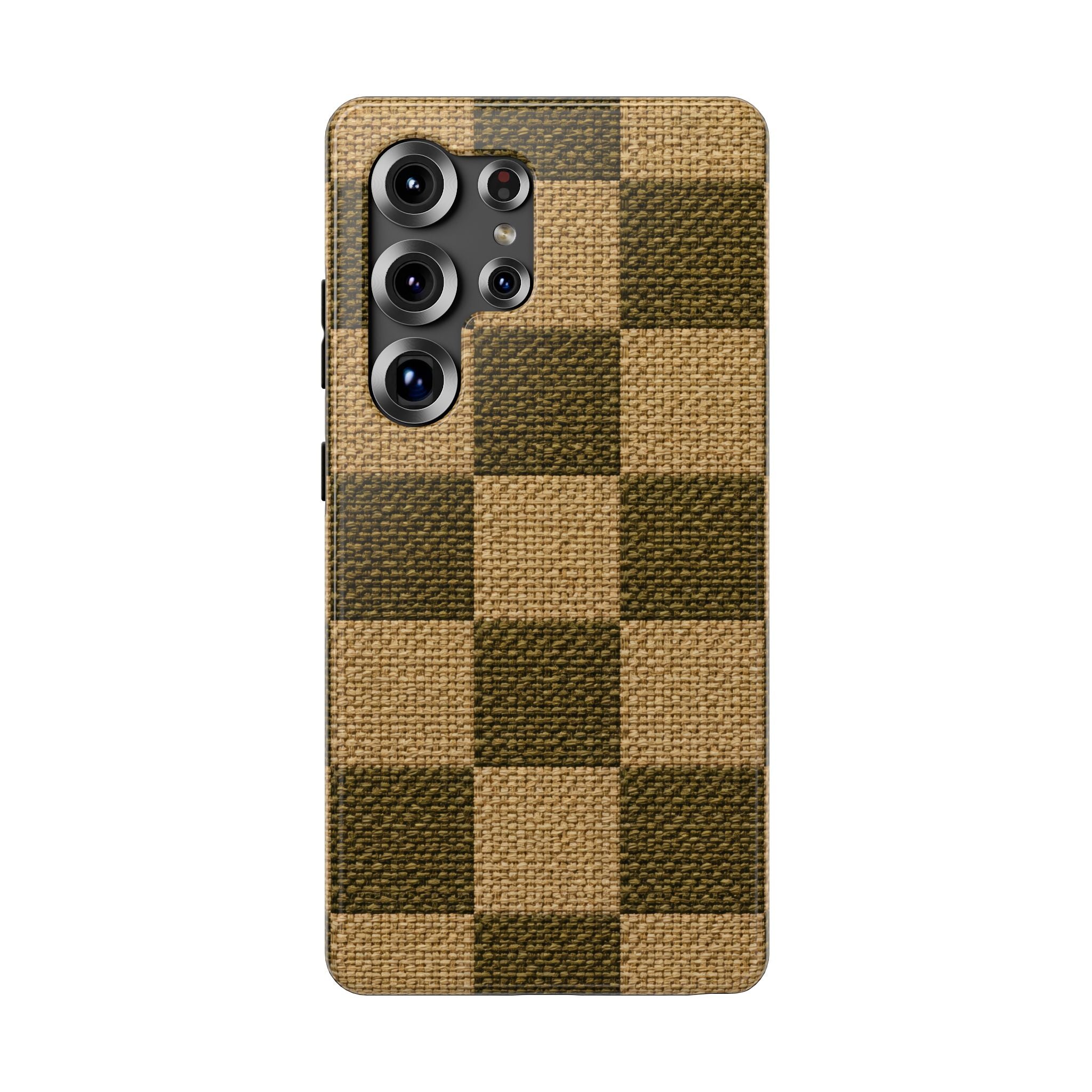 Rustic Woven Phone Case for iPhone 11-17 and Galaxy S22-S26