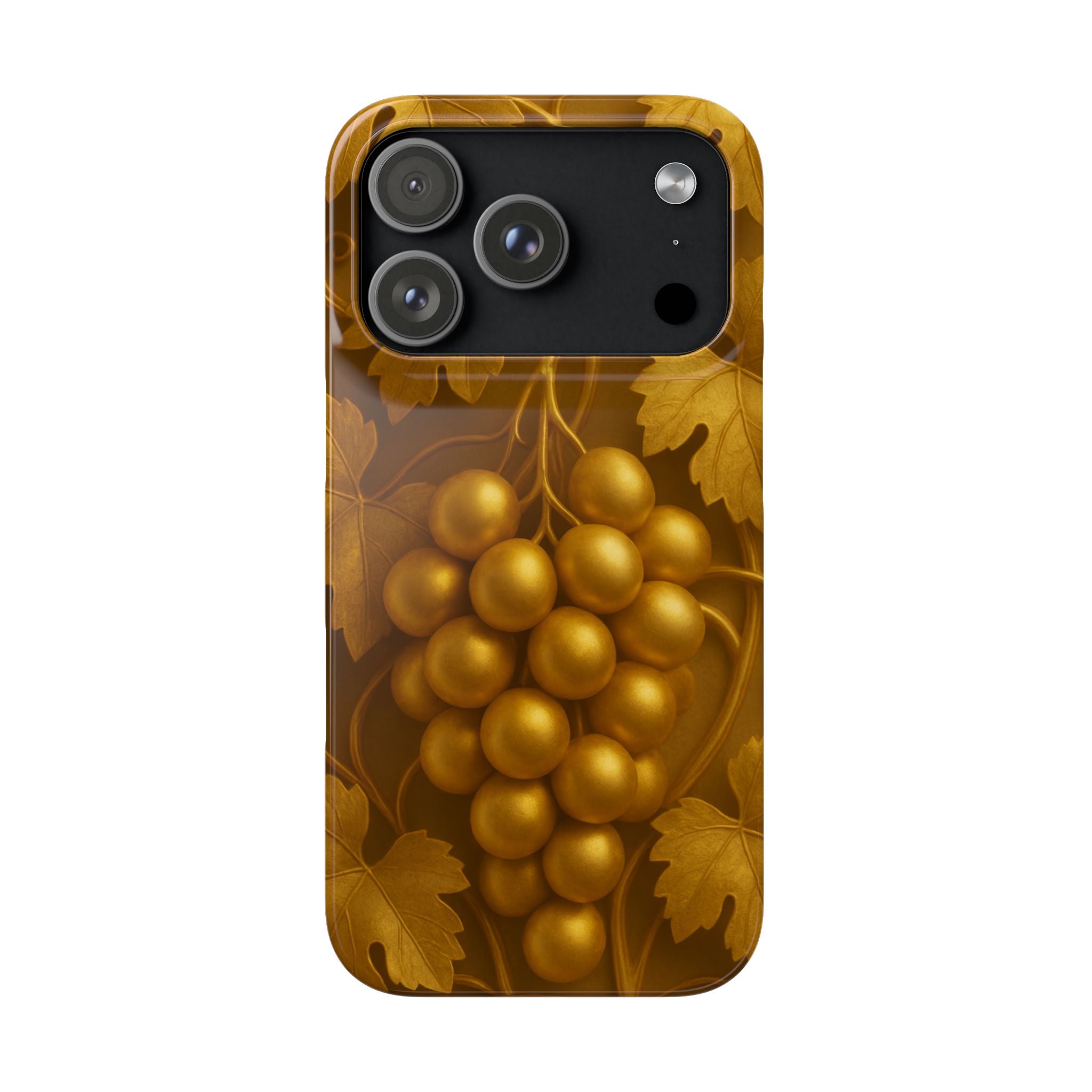 Golden Grapes Phone Case for iPhone 8–17
