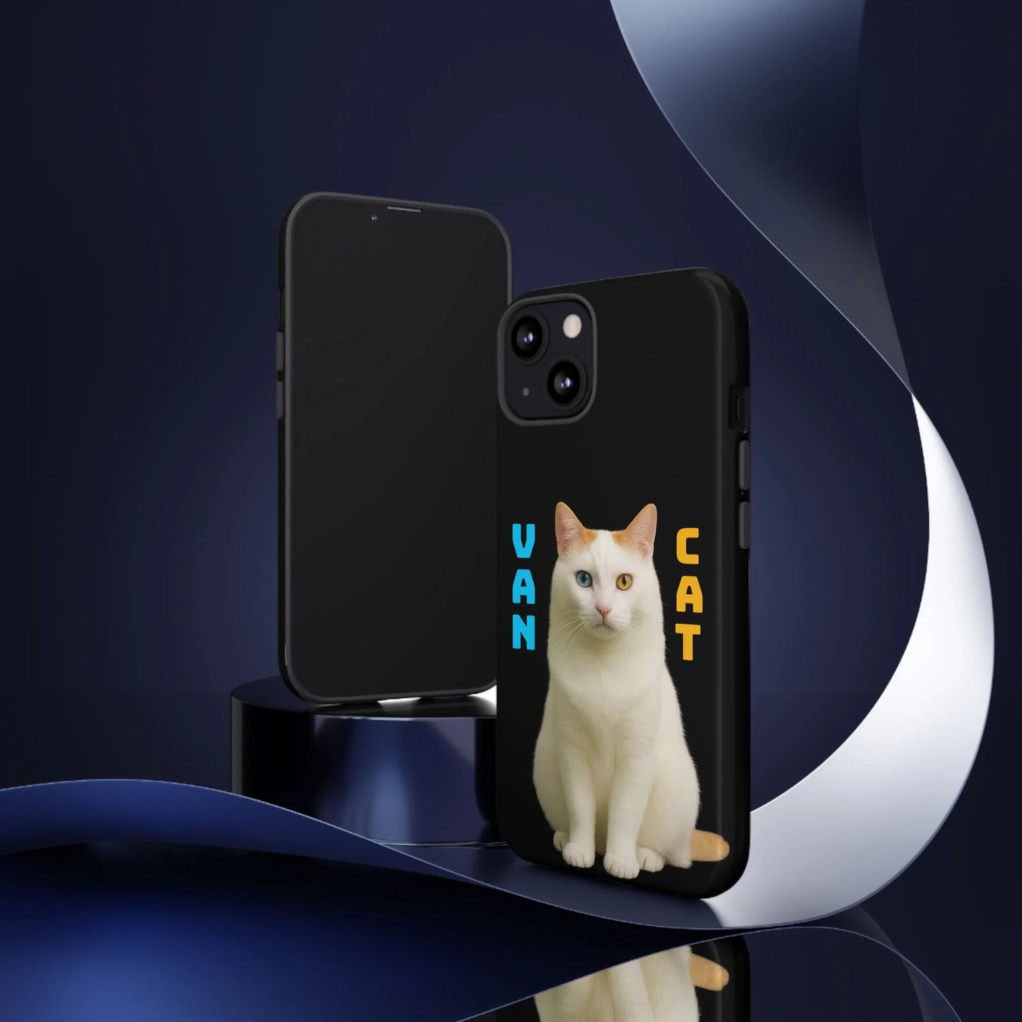 VAN CAT Phone Case for iPhone 8-16 and Samsung Galaxy S20-S25 Models