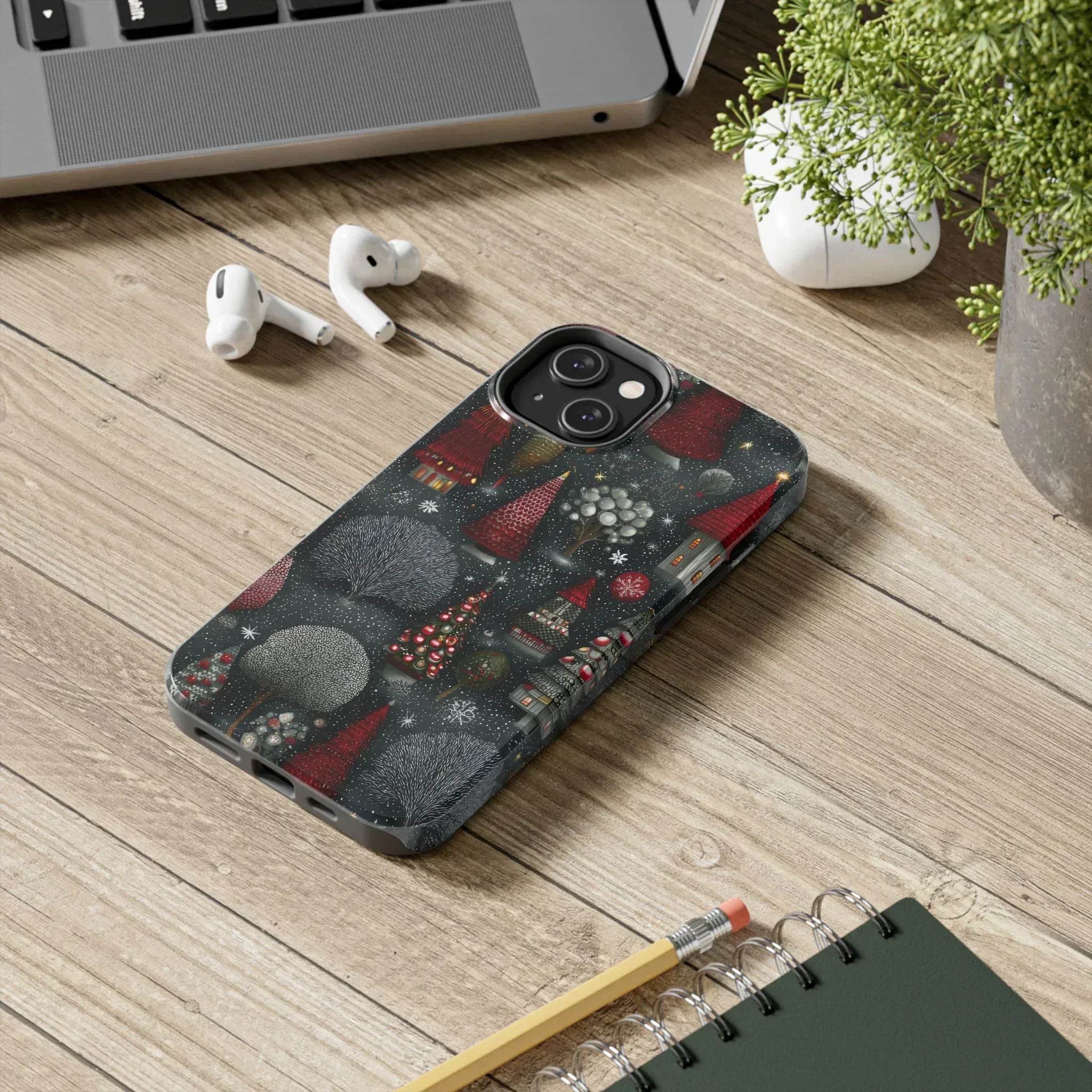 Frosted Fir Magic Phone Case for iPhone 11-17 - KARARMDESIGN