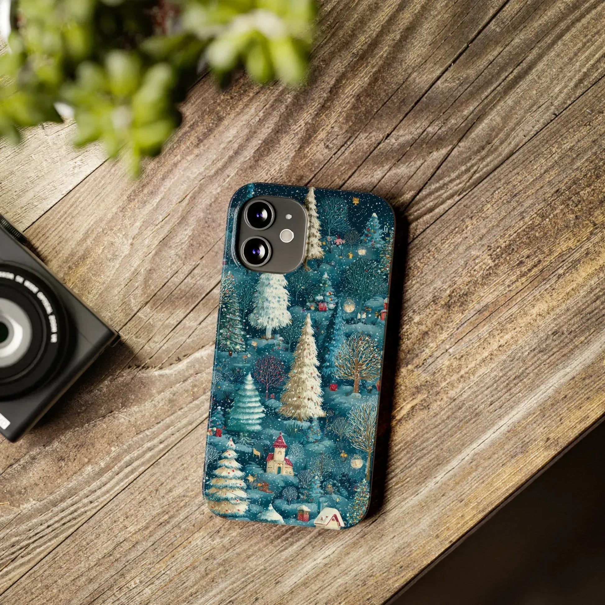 Frosty Forest Phone Case for iPhone 11-17 - KARARMDESIGN