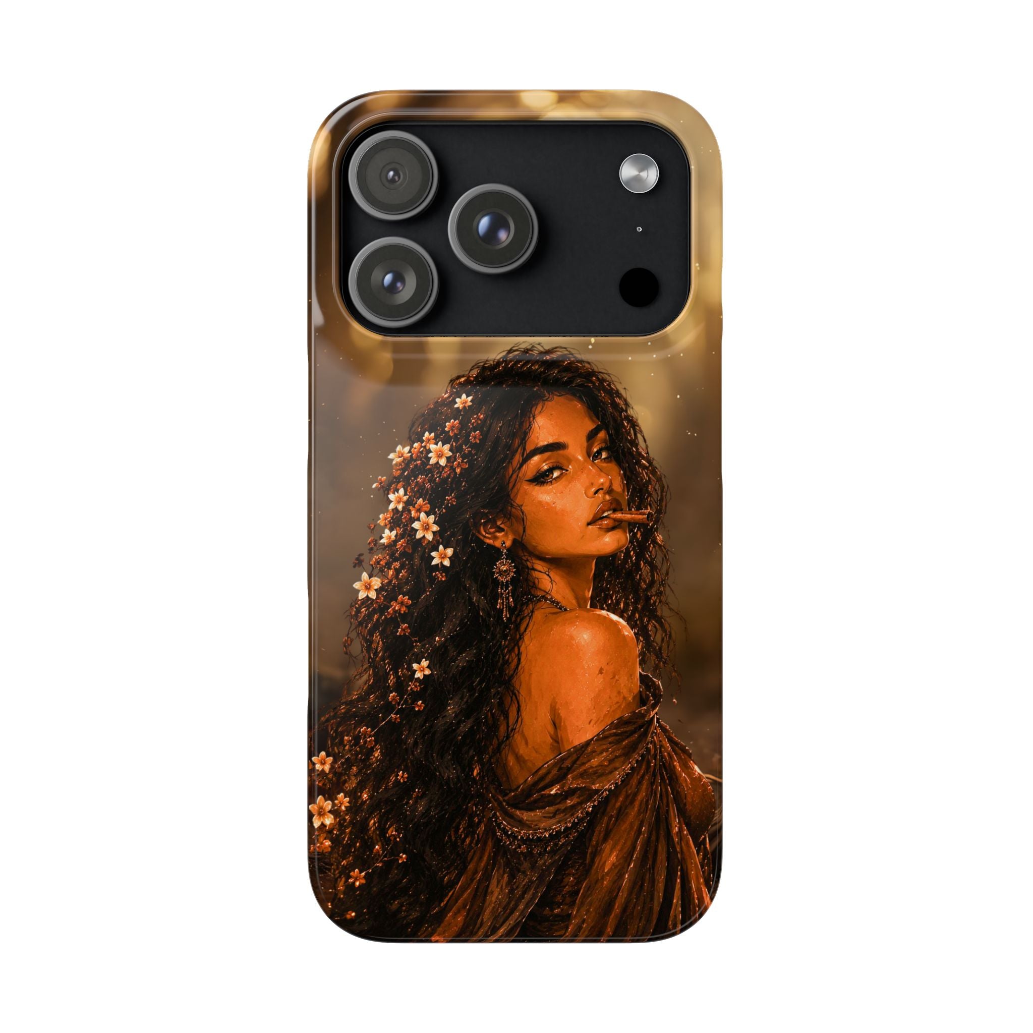 Cinnamon Girl Phone Case for iPhone 11-17 & Samsung Galaxy S20-S26