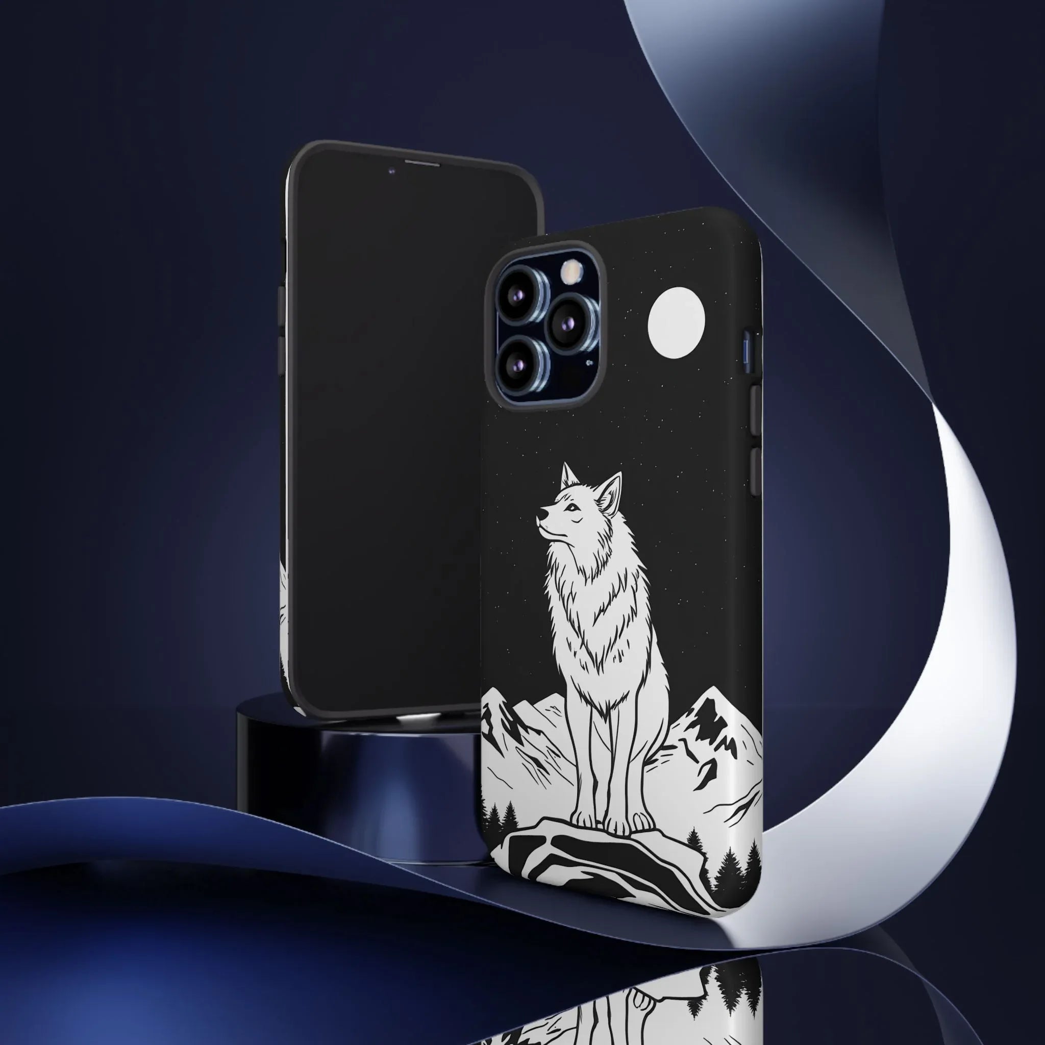 Majestic Wolf Phone Case for iPhone and Galaxy - KARARMDESIGN
