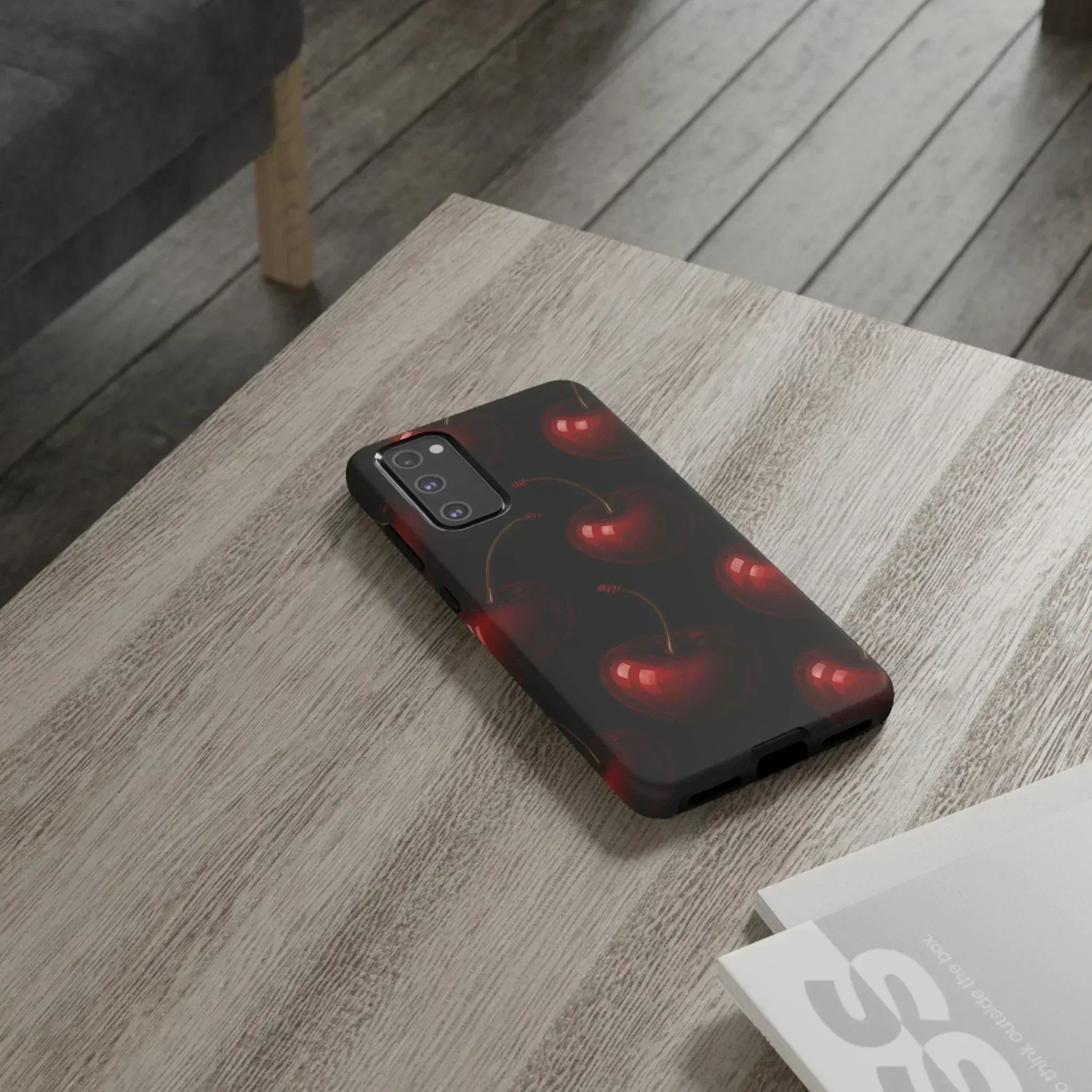 Cherry Phone Case for iPhone X-16 and Galaxy S20-S25 - KARARMDESIGN