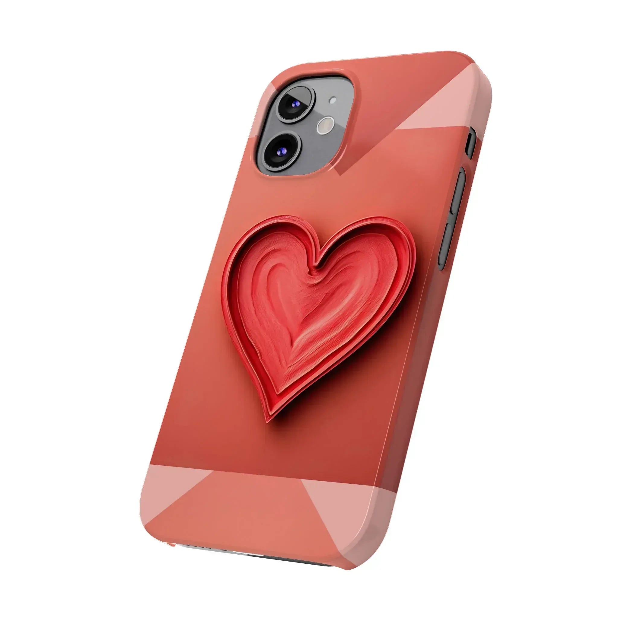 Heart Design Phone Case for iPhone 11-17 - KARARMDESIGN