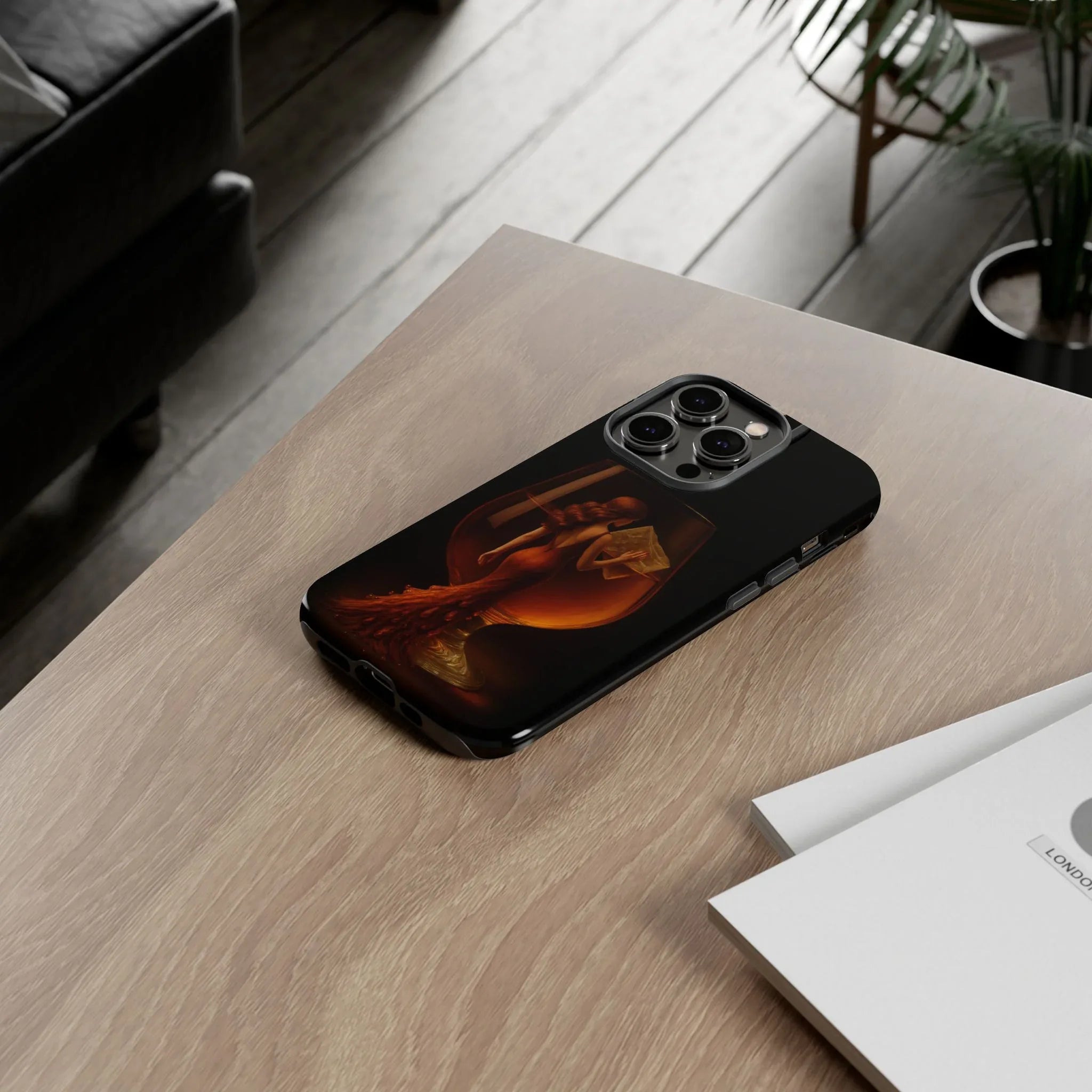 Elegant Midnight Lady Phone Case for iPhone 8-17 and Google Pixel 4-9 - KARARMDESIGN