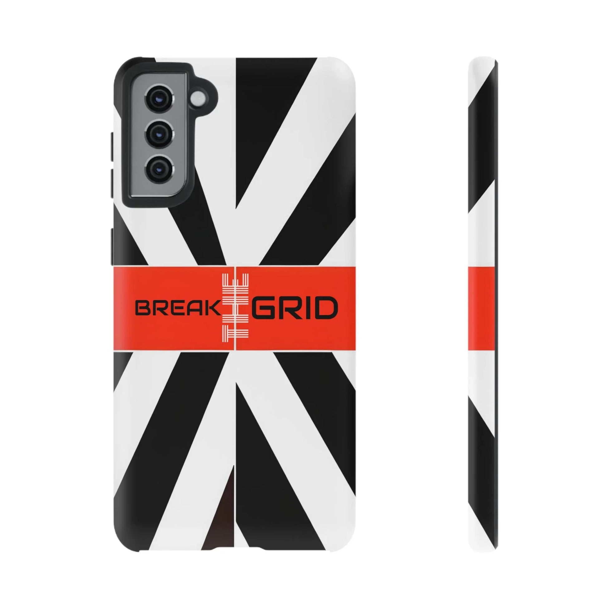 Break The Grid Phone Case for iPhone 11–16 and Galaxy S20–S25 - KARARMDESIGN