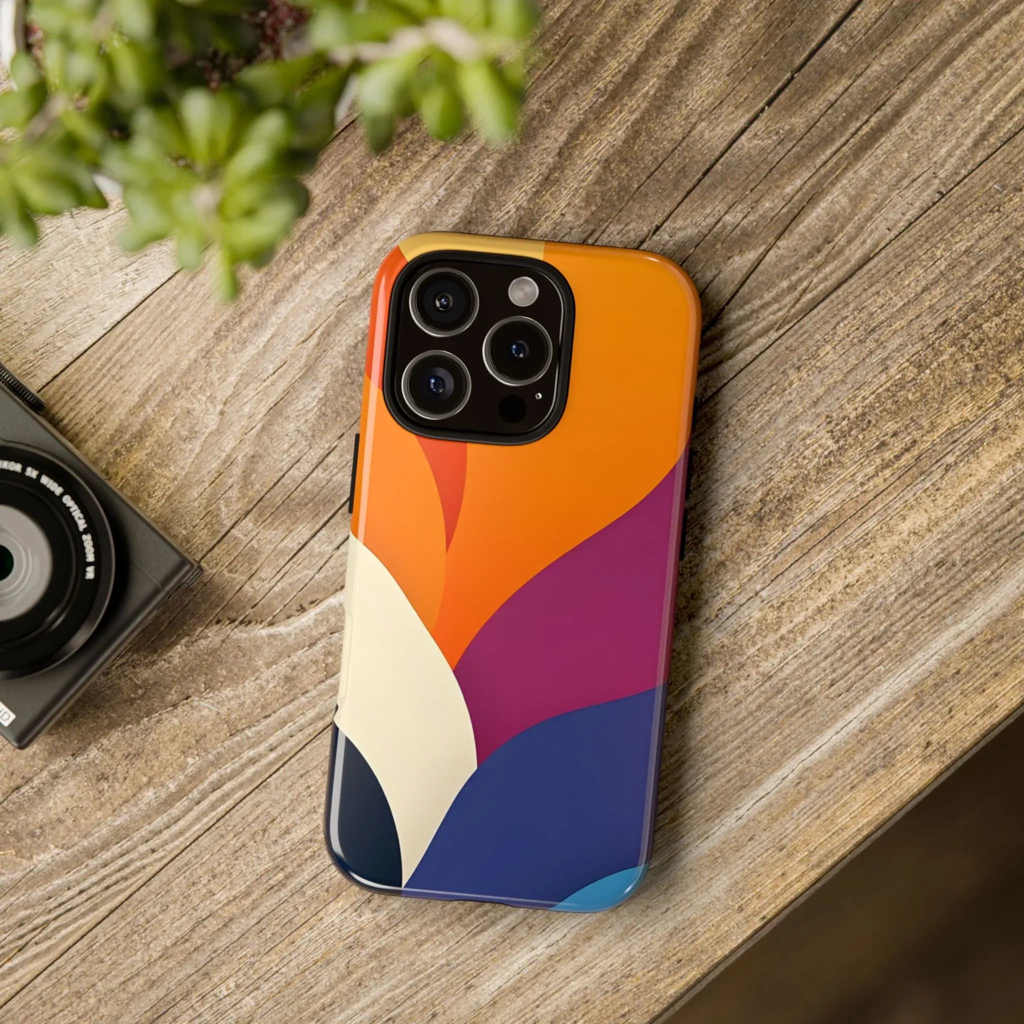 Vibrant Abstract Design Phone Case for iPhone and Galaxy - KARARMDESIGN