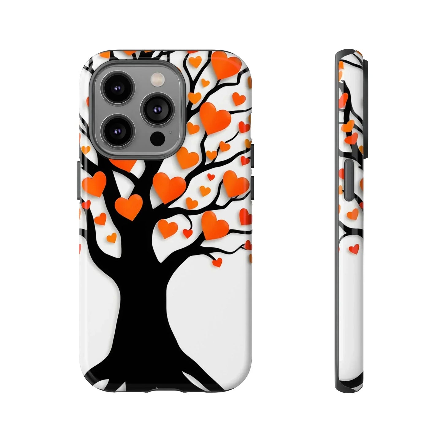 Heart Design Phone Case for iPhone 8–16 and Galaxy S10–S25 Models - KarArmDesign