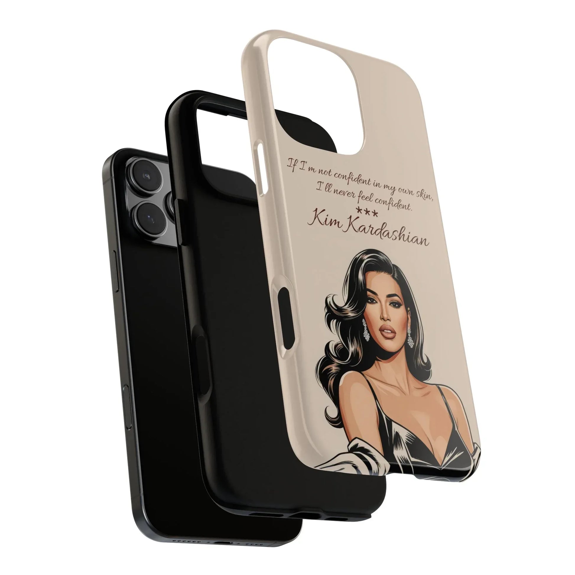 Kim Kardashian Quote Phone Case – Illustrated for iPhone 15-17 Models - KARARMDESIGN