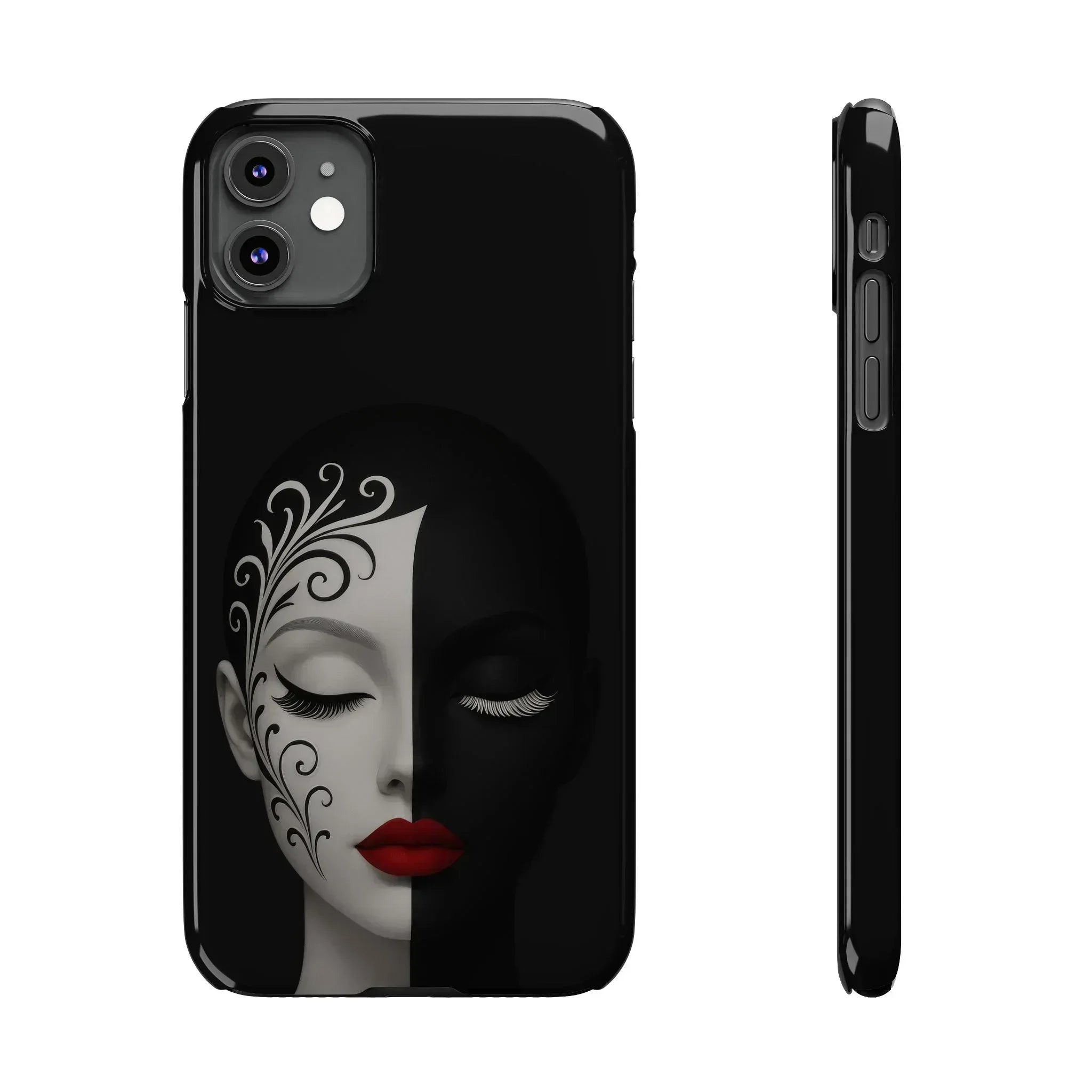 Artistic Head Design Phone Case for iPhone 11-17 - KARARMDESIGN