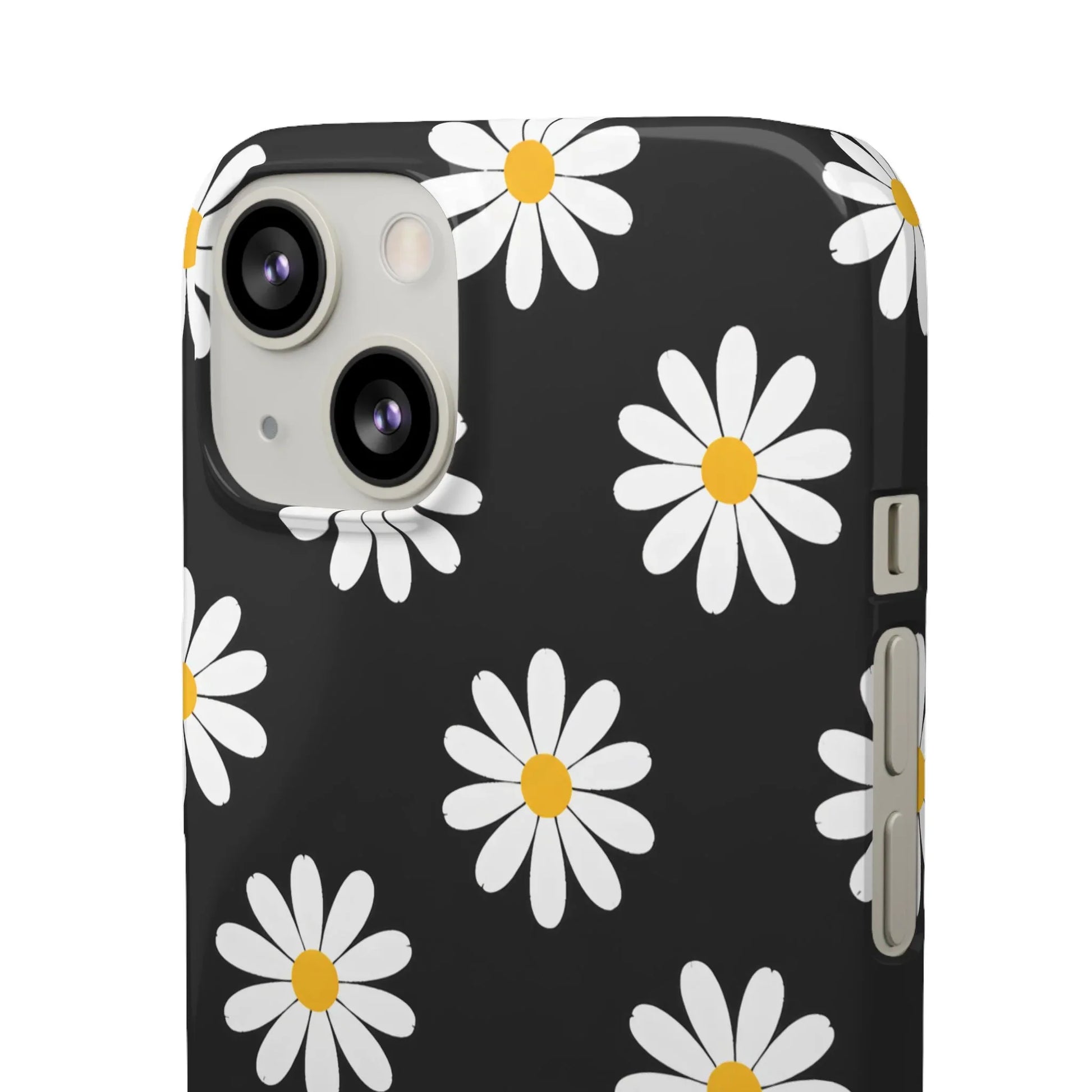 Daisy Charm Phone Case for iPhone 11-17 and Galaxy S20-S25 - KARARMDESIGN