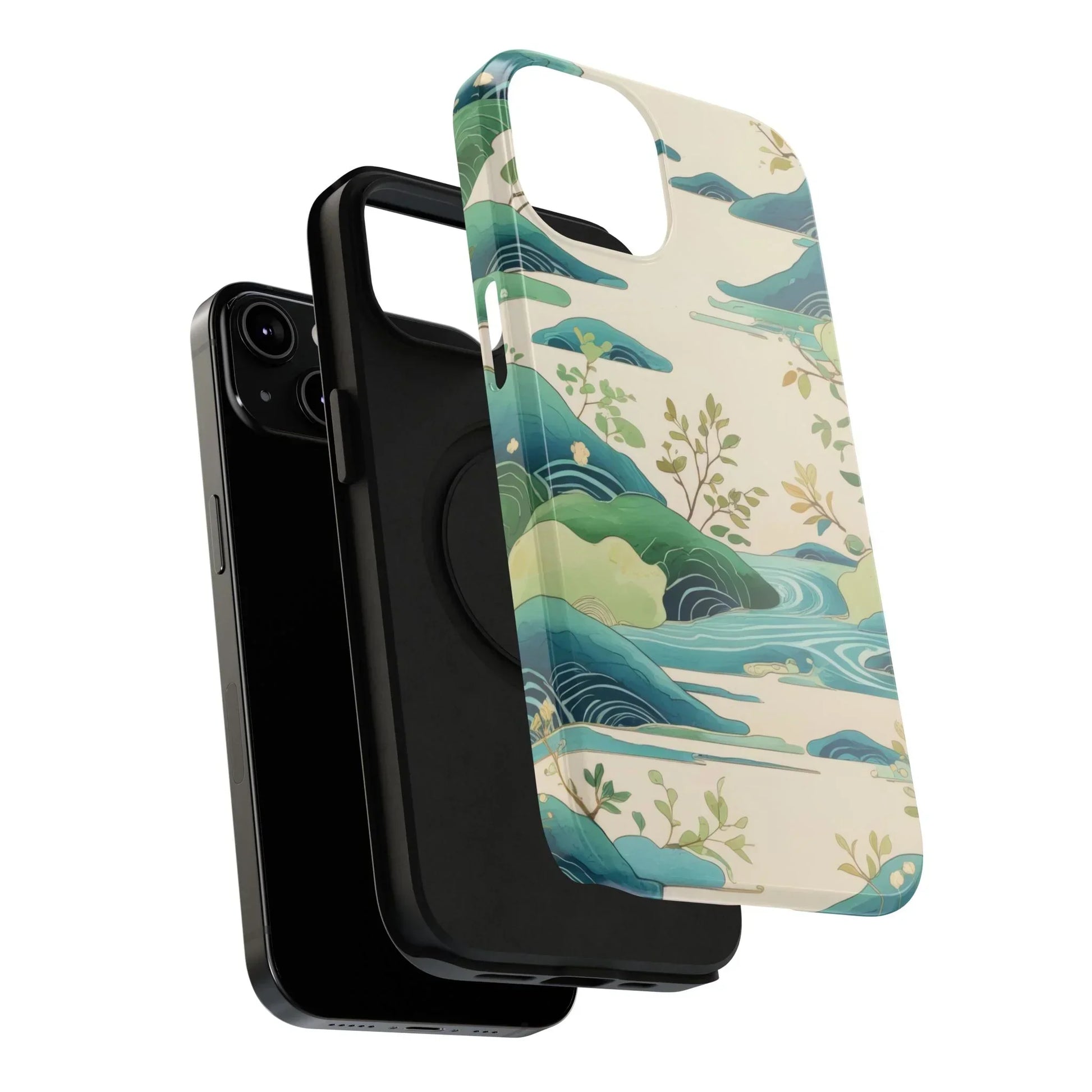 Nature Landscape Phone Case for iPhone 12-16 and Samsung Galaxy S21-S22 Models - KarArmDesign