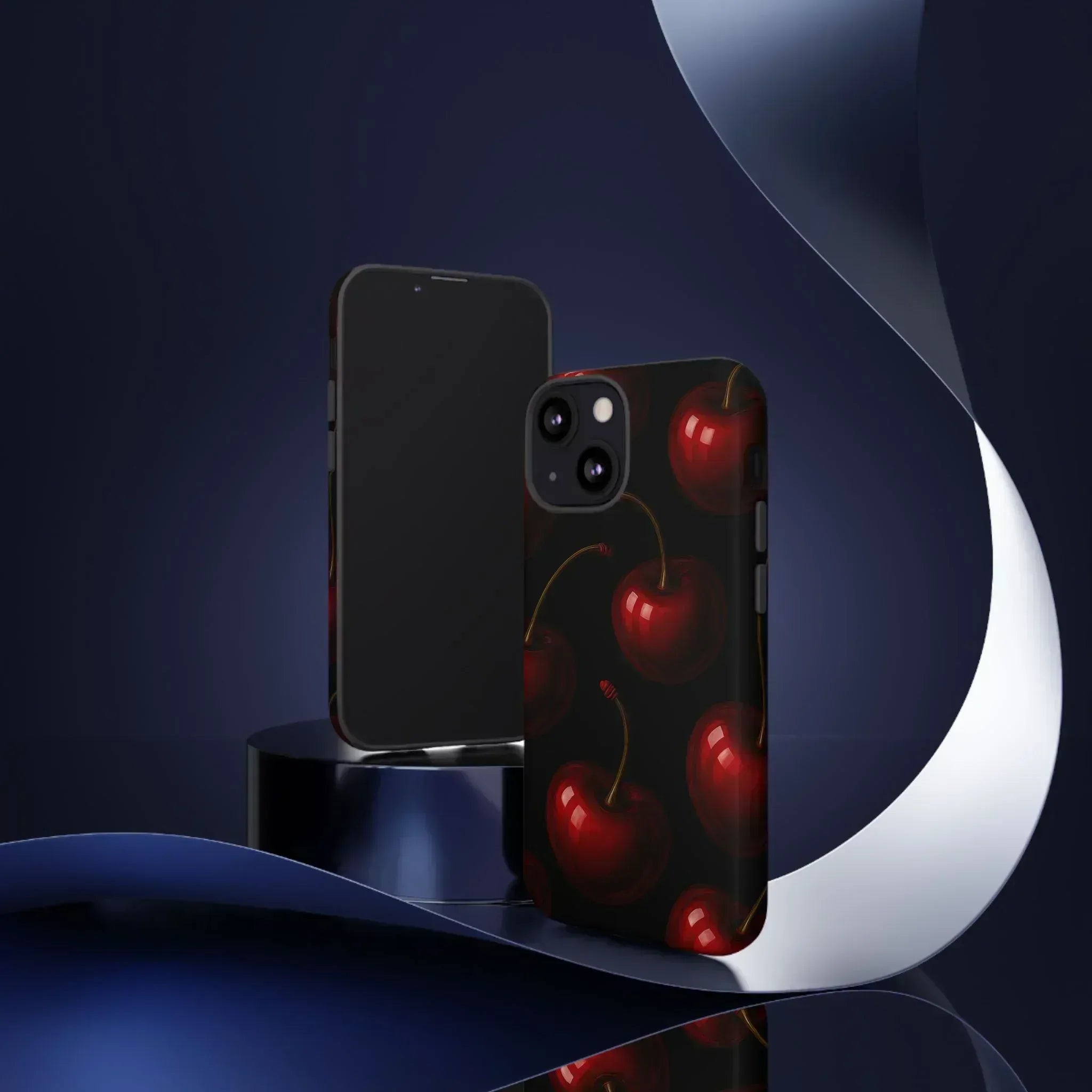 Cherry Phone Case for iPhone X-16 and Galaxy S20-S25 - KARARMDESIGN
