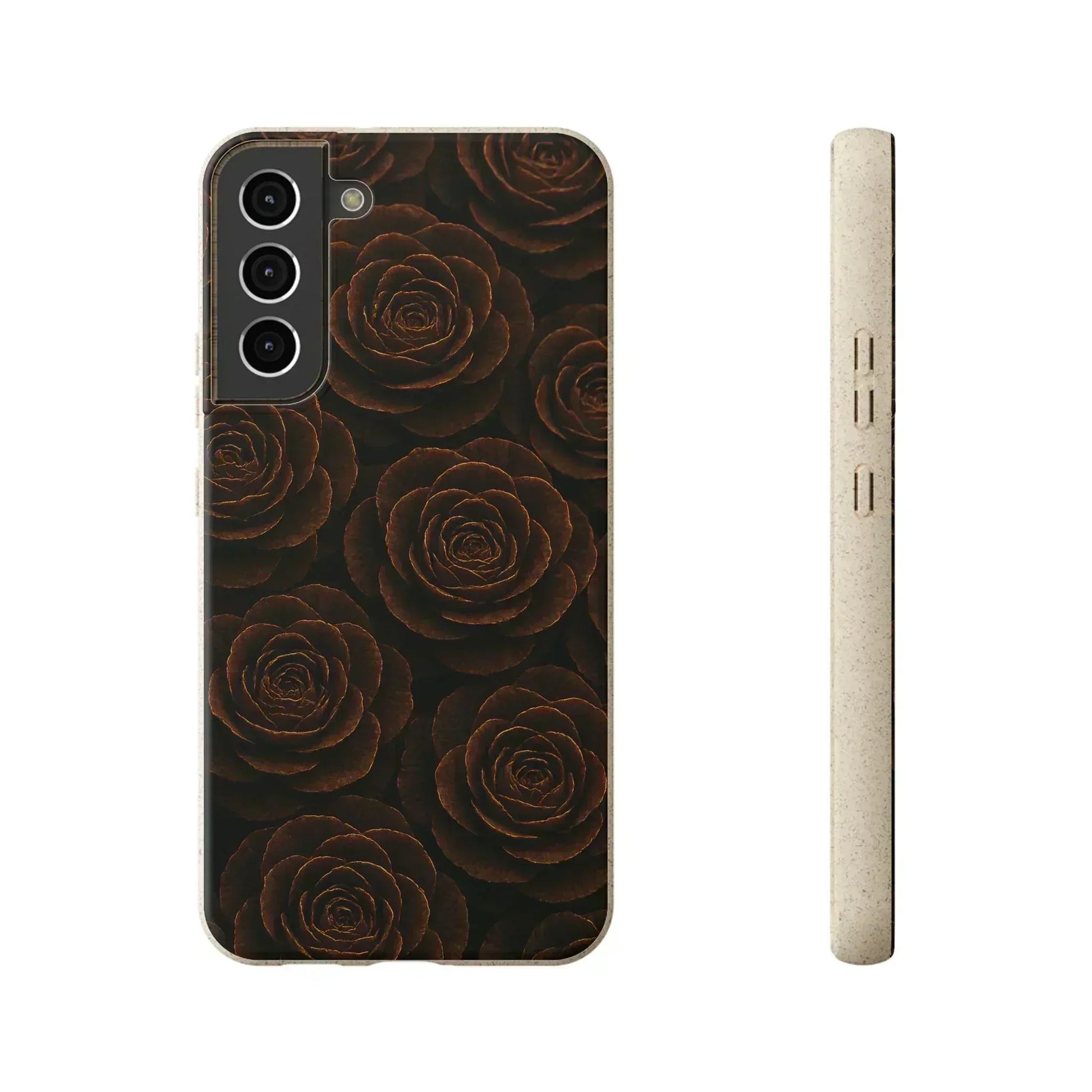 Wooden Roses Phone Case for iPhone 11-16 and Samsung Galaxy S20-S22 - KARARMDESIGN