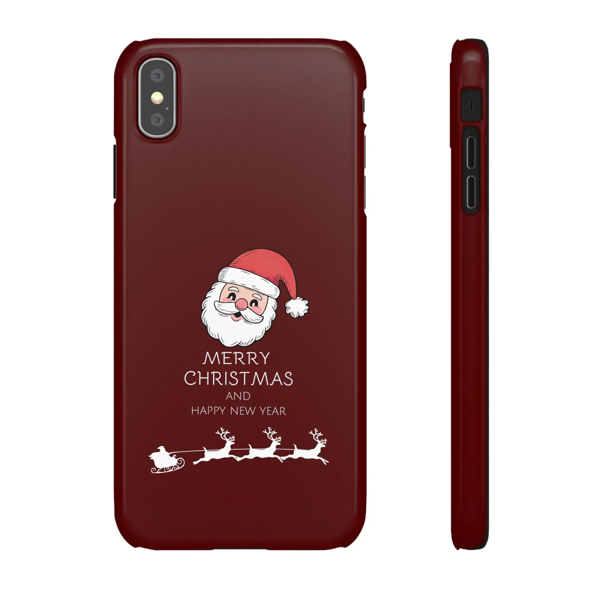 Crimson Claus Phone Case for iPhone 8-17 and Galaxy S20-S25 - KARARMDESIGN