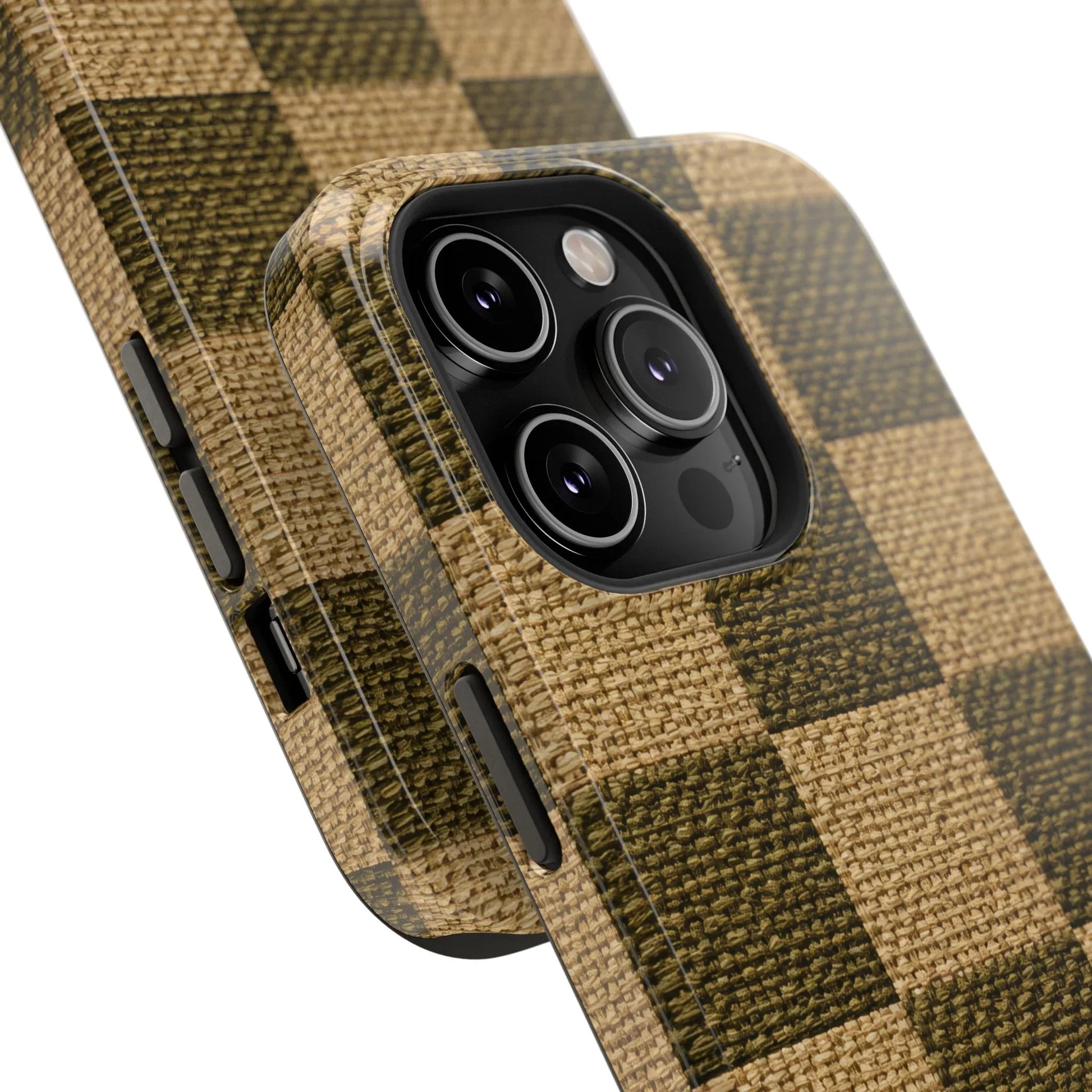 Rustic Woven Phone Case for iPhone 11-17 and Galaxy S21-S22 - KARARMDESIGN