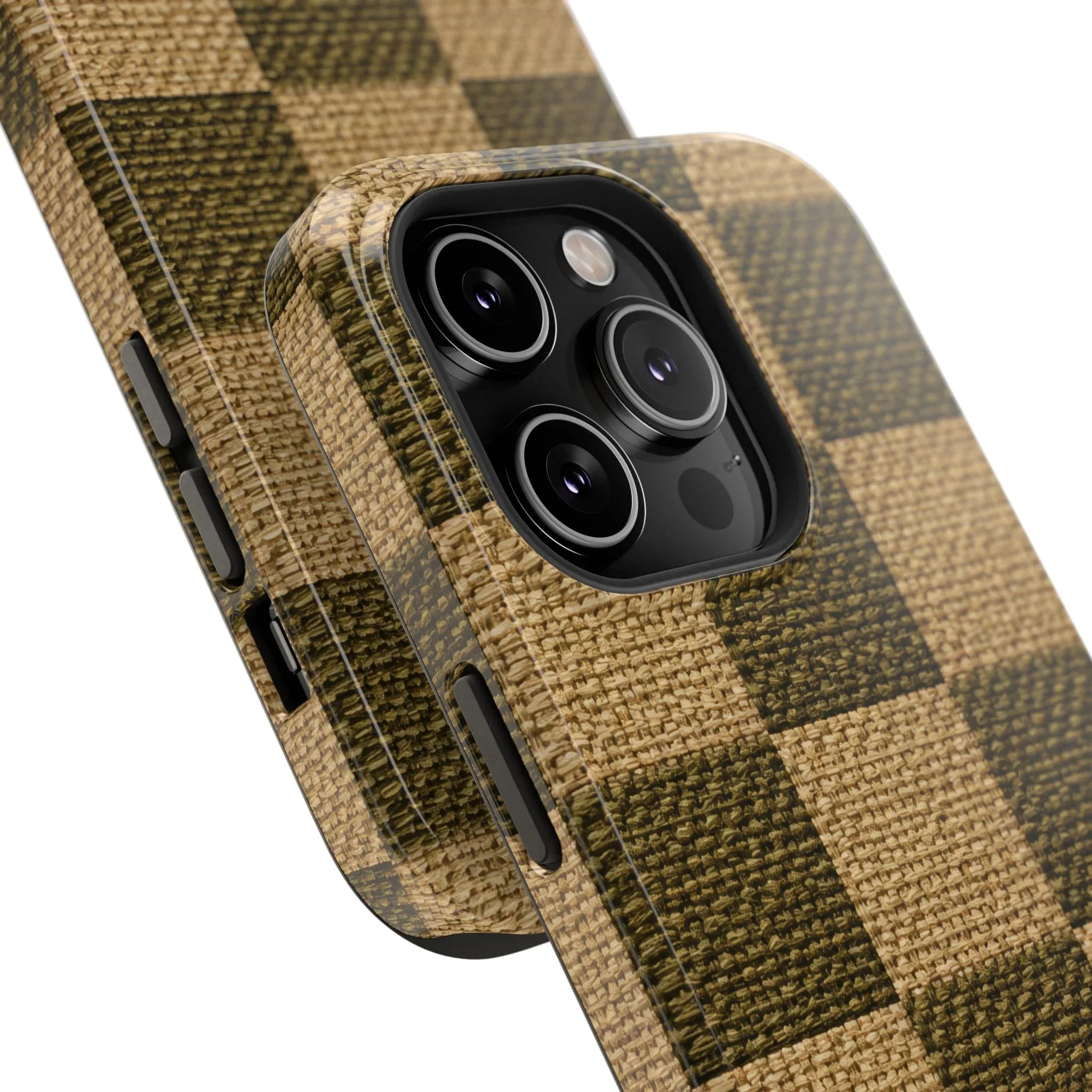 Rustic Woven Phone Case for iPhone 11-17 and Galaxy S21-S22 - KARARMDESIGN