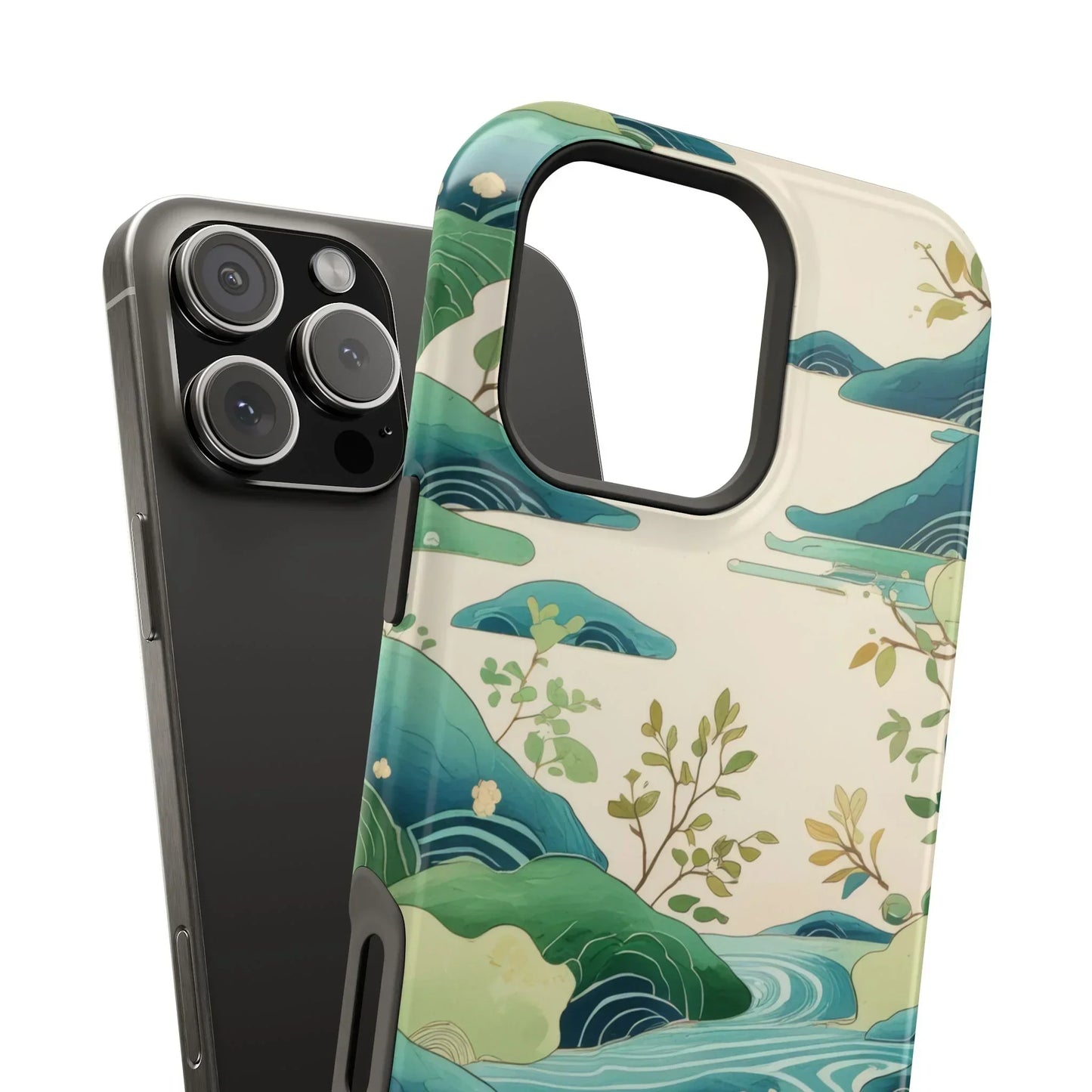 Nature Landscape Phone Case for iPhone 12-16 and Samsung Galaxy S21-S22 Models - KarArmDesign