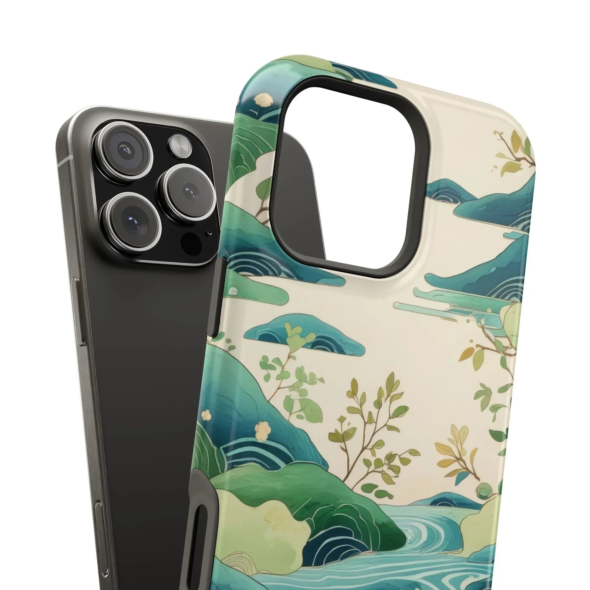 Nature Landscape Phone Case for iPhone 12-16 and Samsung Galaxy S21-S22 Models - KarArmDesign