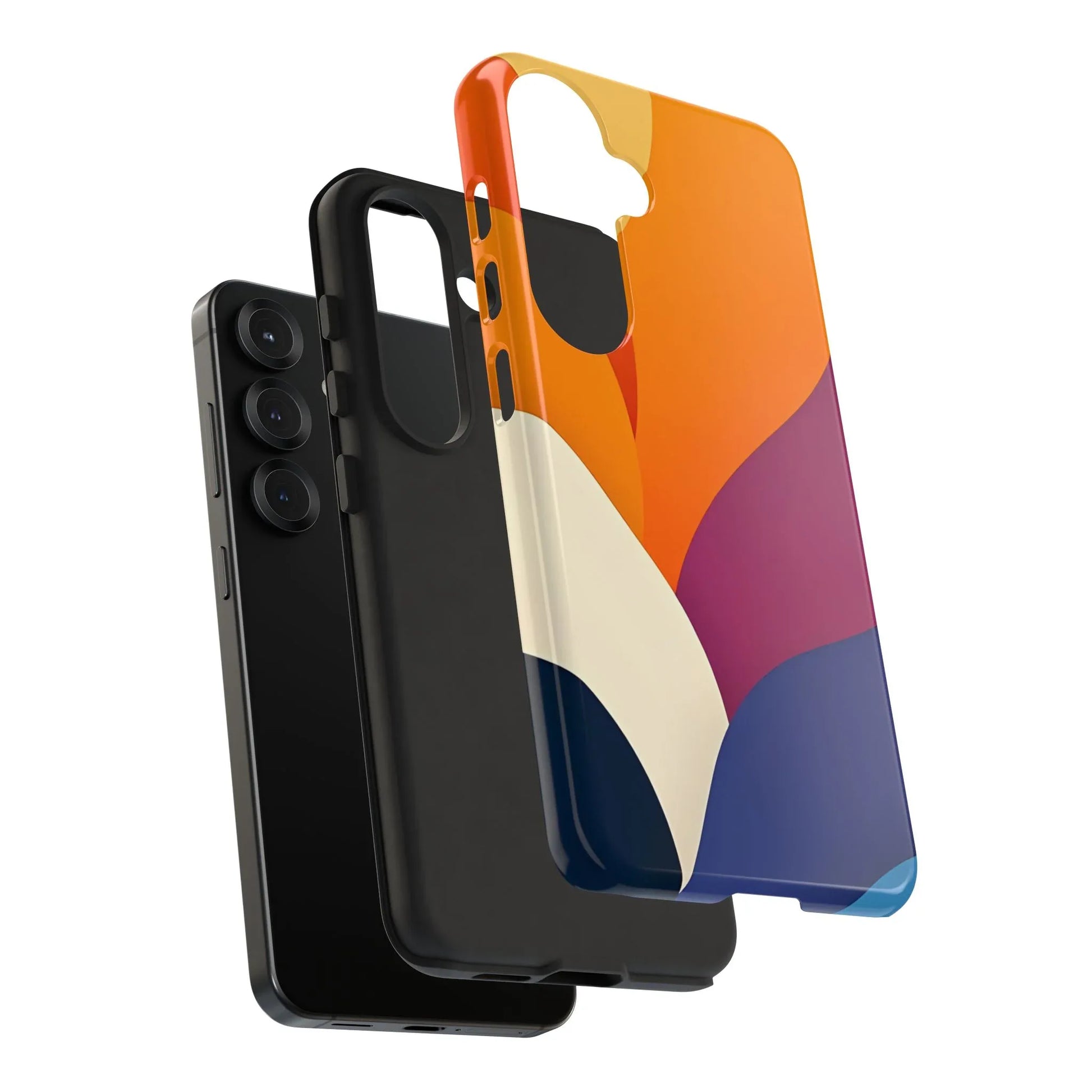 Vibrant Abstract Design Phone Case for iPhone and Galaxy - KARARMDESIGN