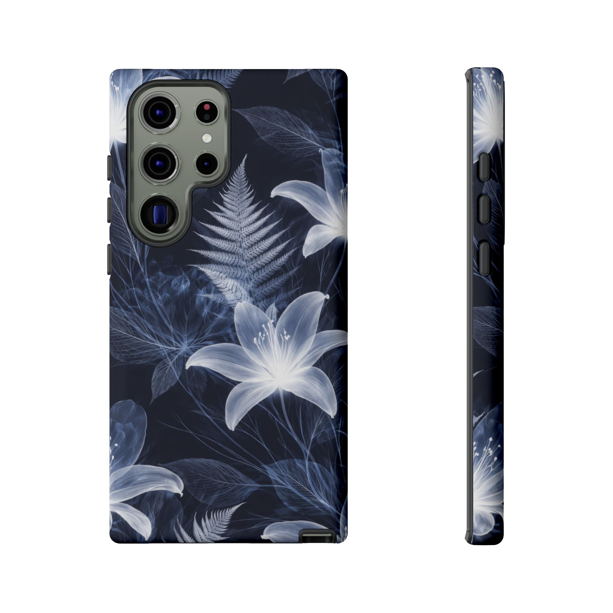 Moonlight Garden Phone Case for iPhone 11-17 and Galaxy S20-S26