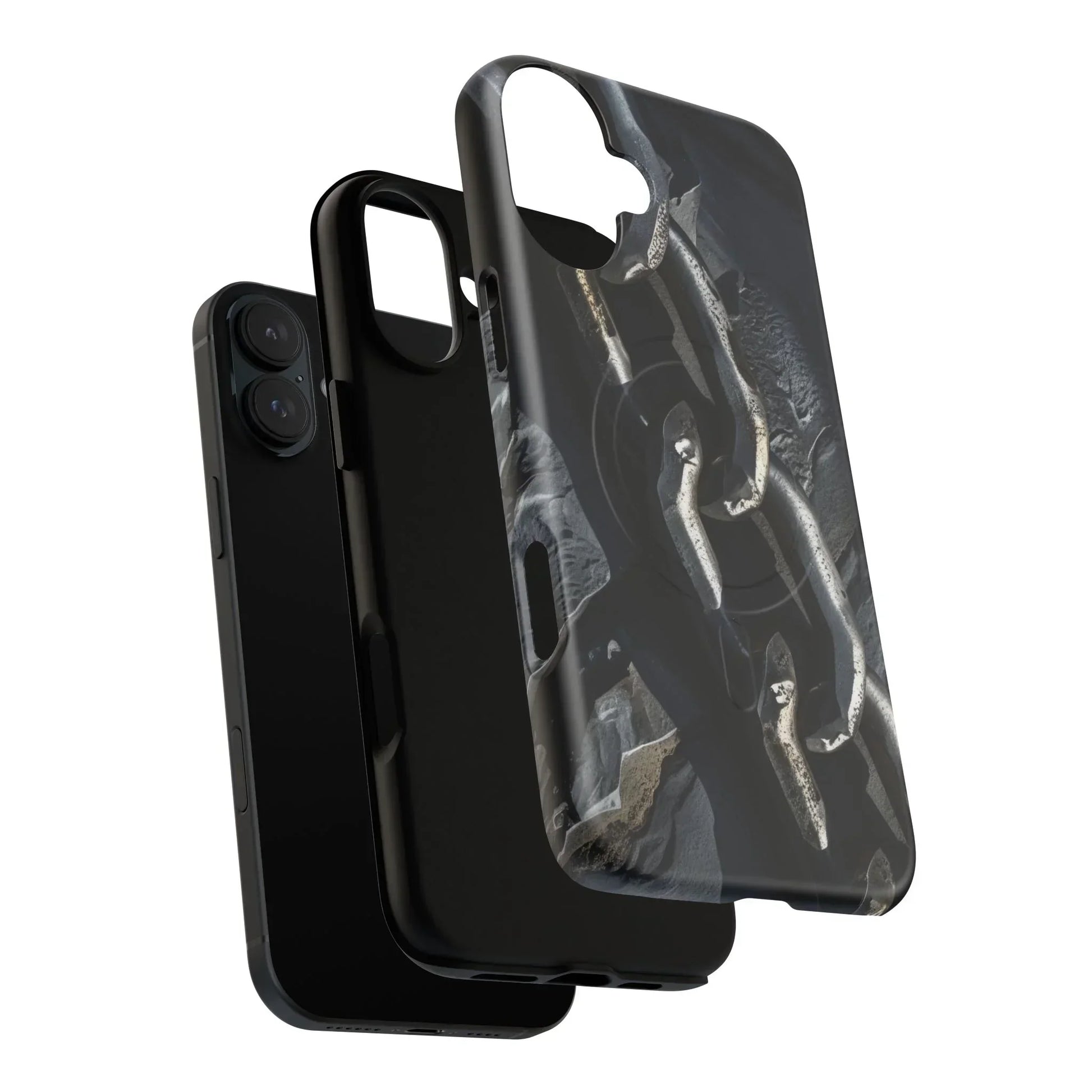 “Iron Chain” Tough Magnetic Phone Case for iPhone 14-16 Models - KarArmDesign