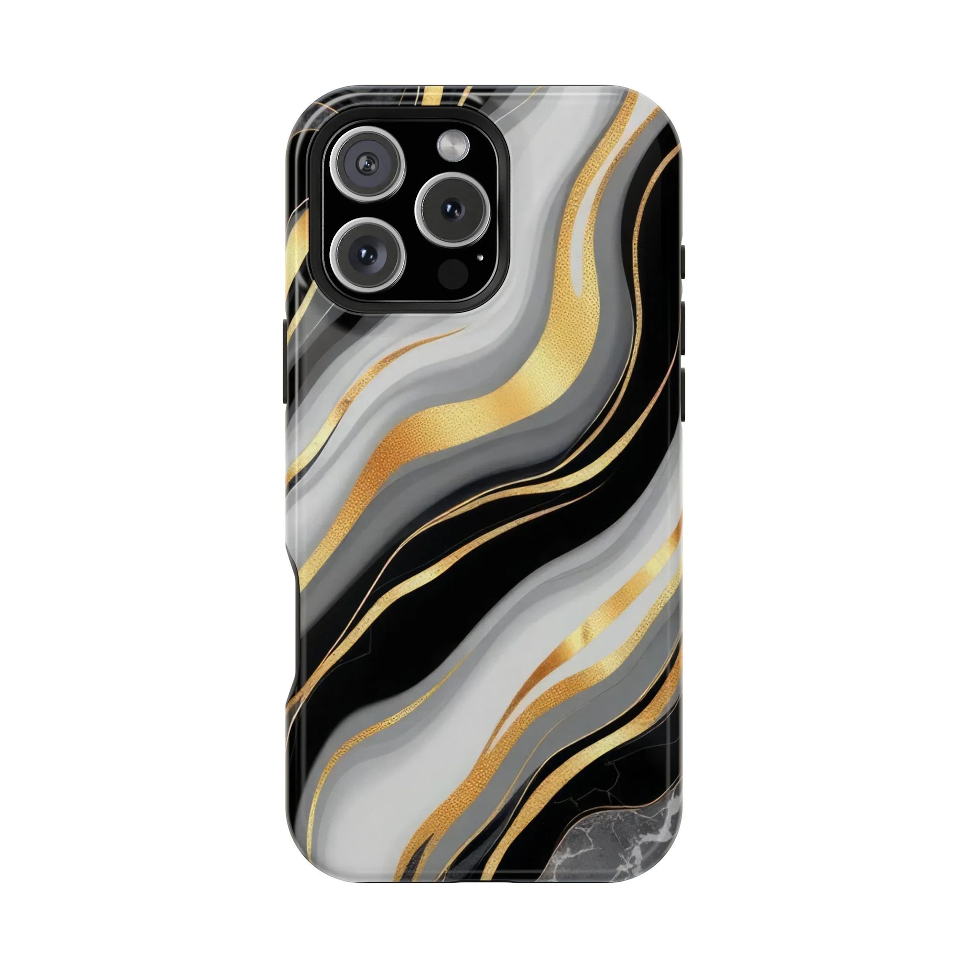 Modern Marble Flow Phone Case for iPhone 11-17 - KARARMDESIGN