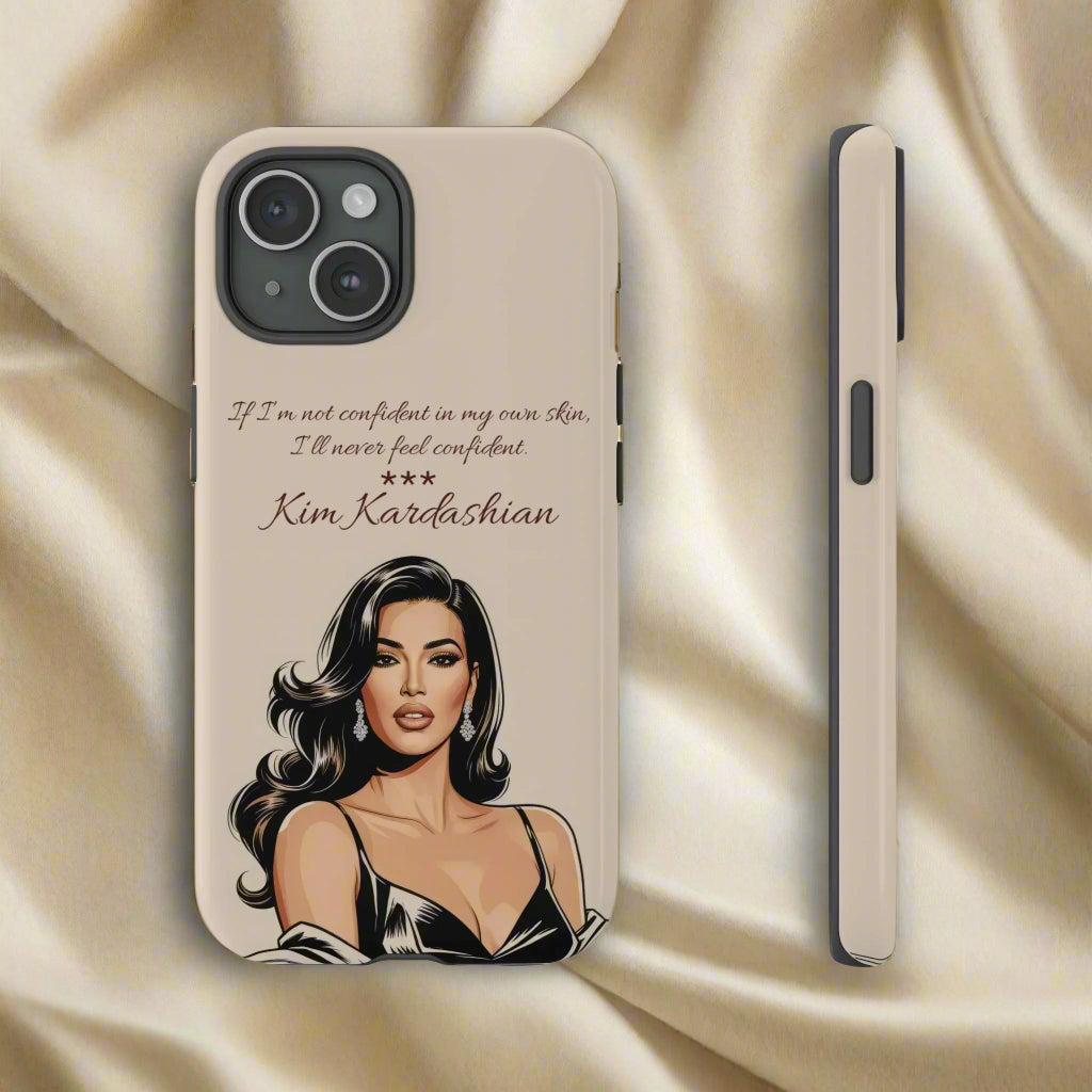 Kim Kardashian Quote Phone Case – Illustrated for iPhone 15 and 16 Models - KarArmDesign