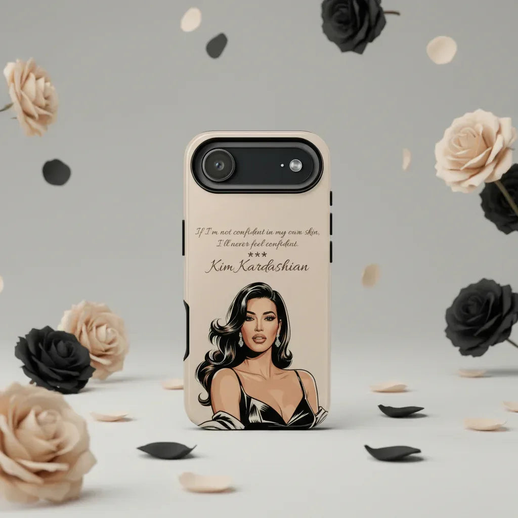 Kim Kardashian Quote Phone Case – Illustrated for iPhone 15-17 Models - KARARMDESIGN
