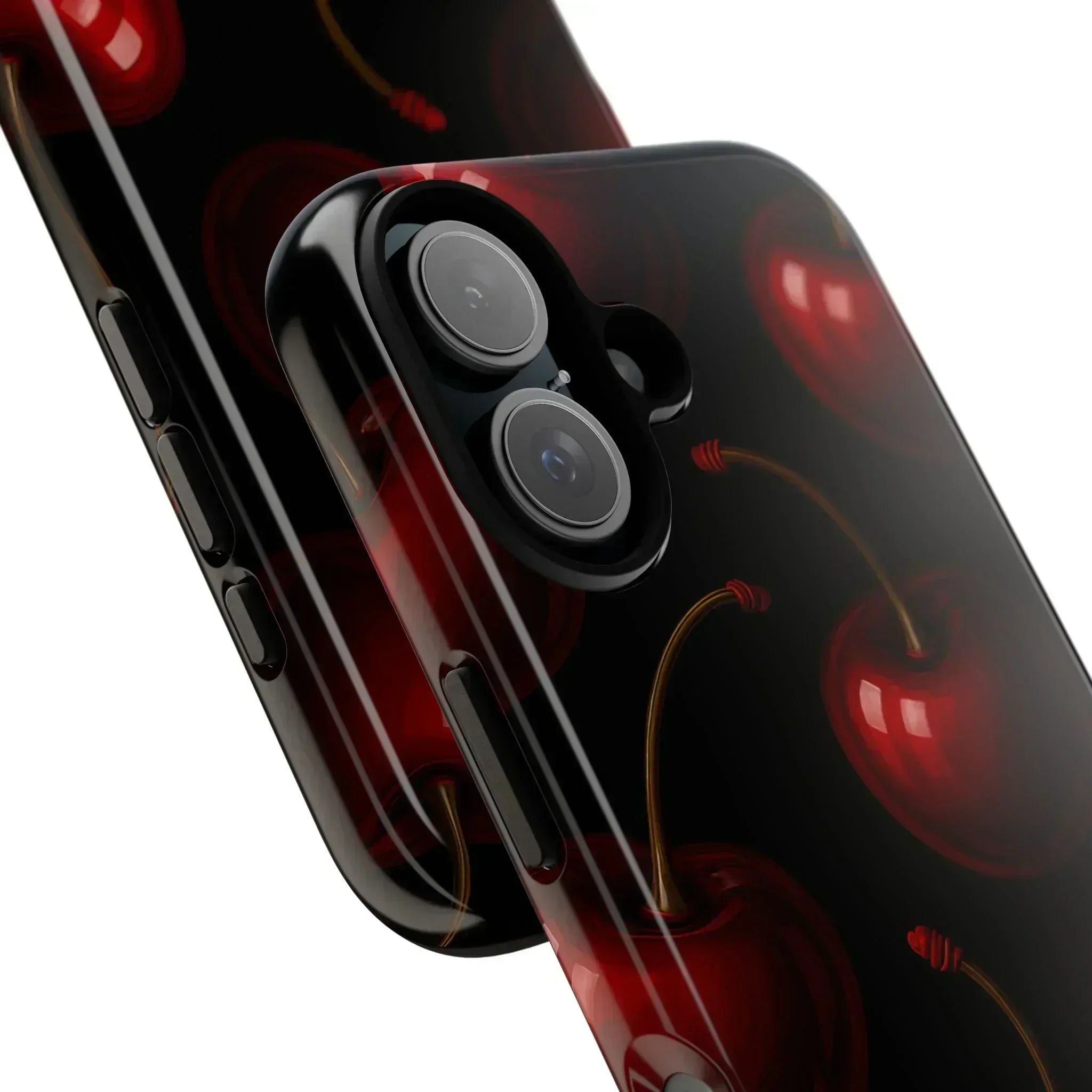 Cherry Phone Case for iPhone X-16 and Galaxy S20-S25 - KARARMDESIGN