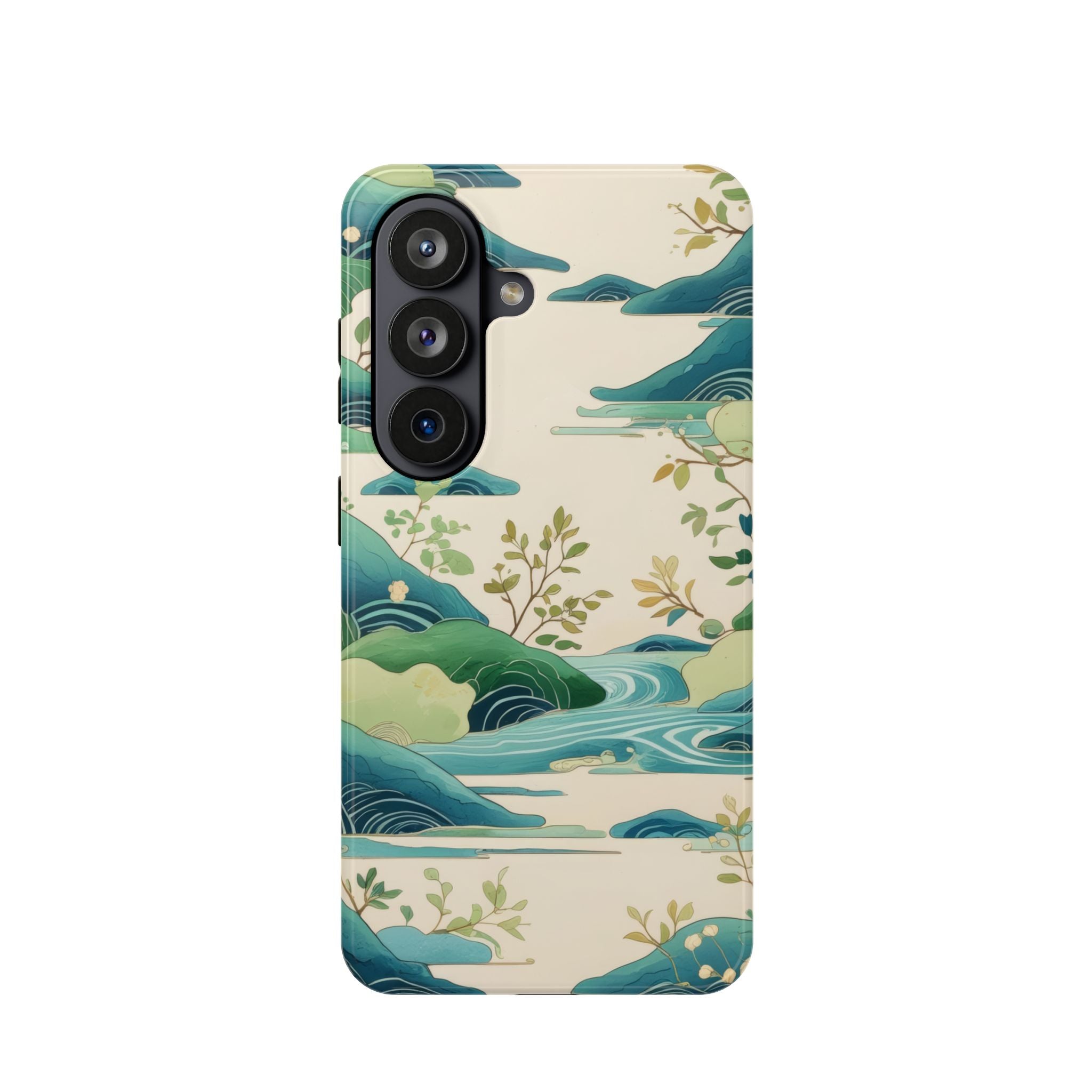 Nature Landscape Phone Case for iPhone 11-17 and Galaxy S22-S26