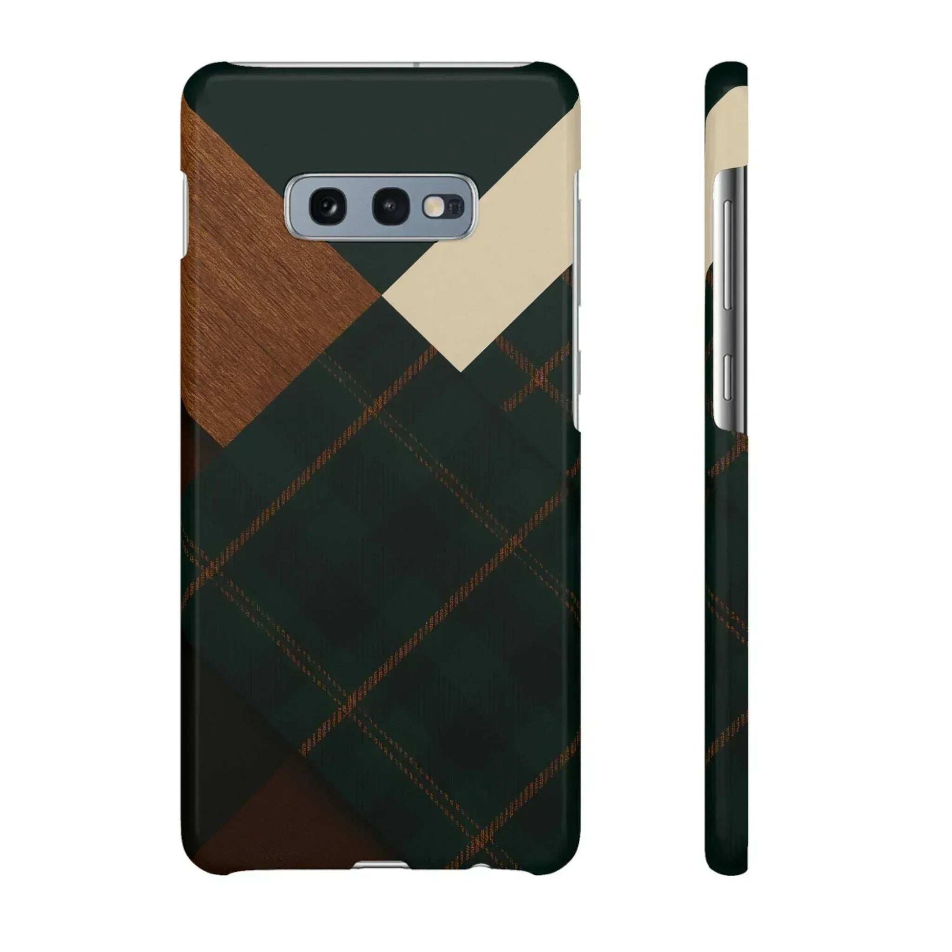 Rustic Green Phone Case for iPhone 8-16 and Galaxy S20-S24 - KARARMDESIGN