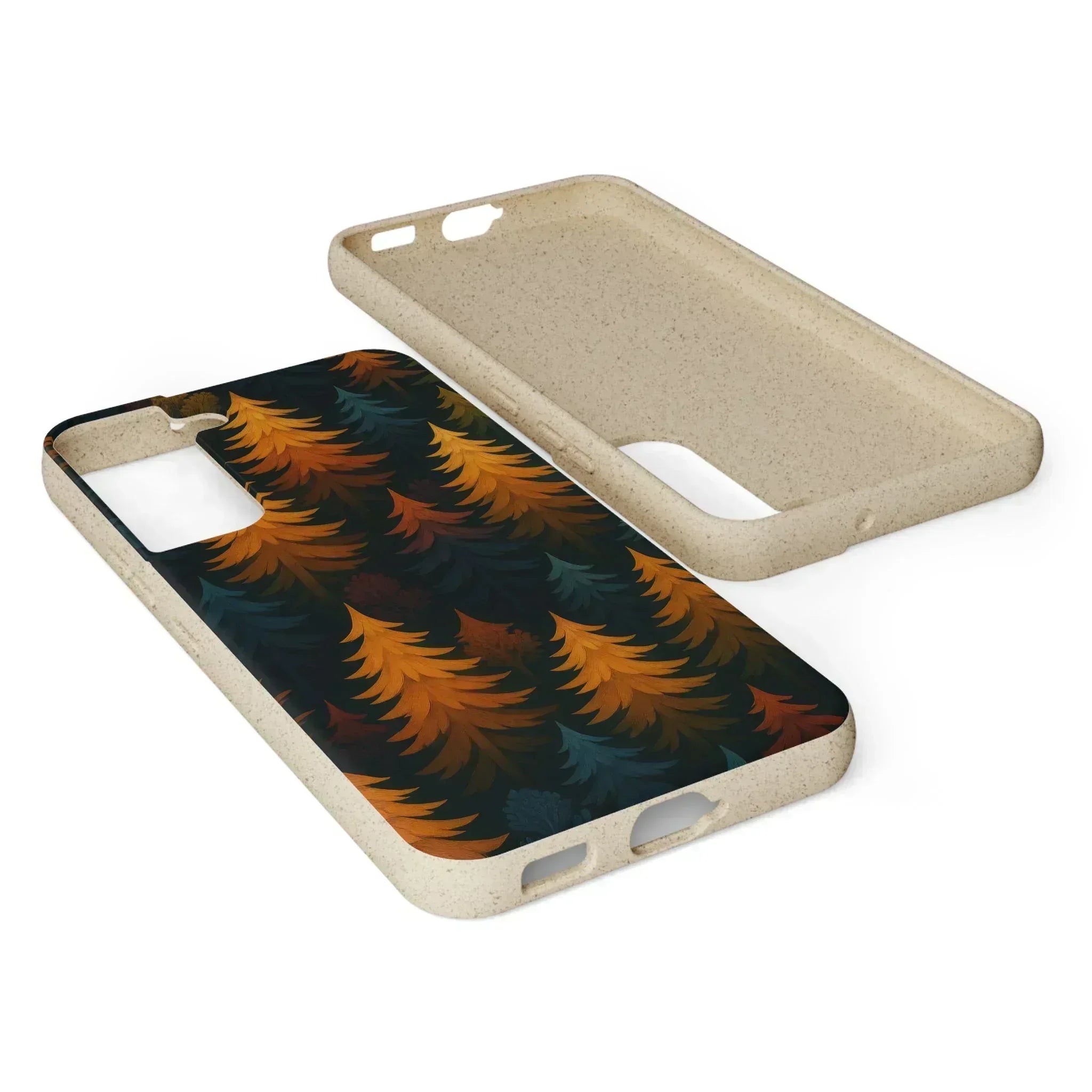 Eco Forest Biodegradable Phone Case for iPhone 11-16 and Galaxy S20-S22 - KARARMDESIGN