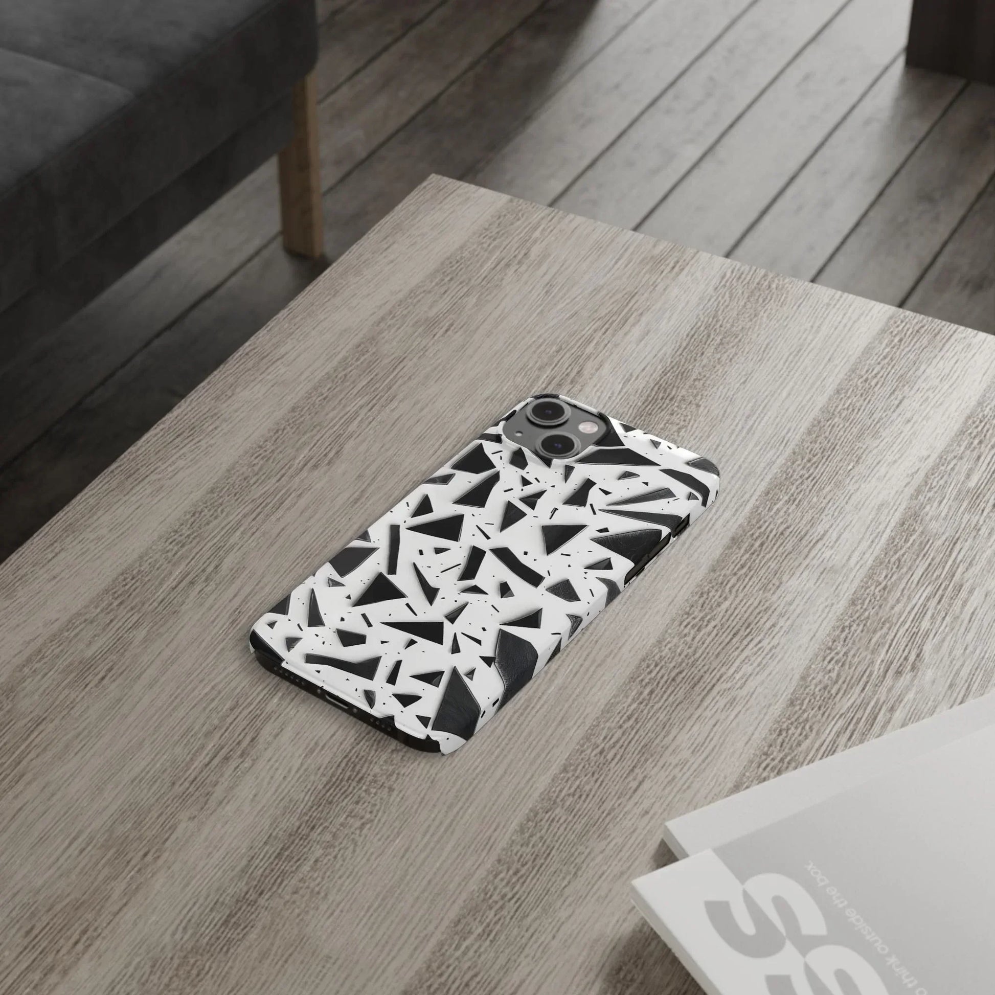 Abstract Slim Phone Case for iPhone 11-17 - KARARMDESIGN