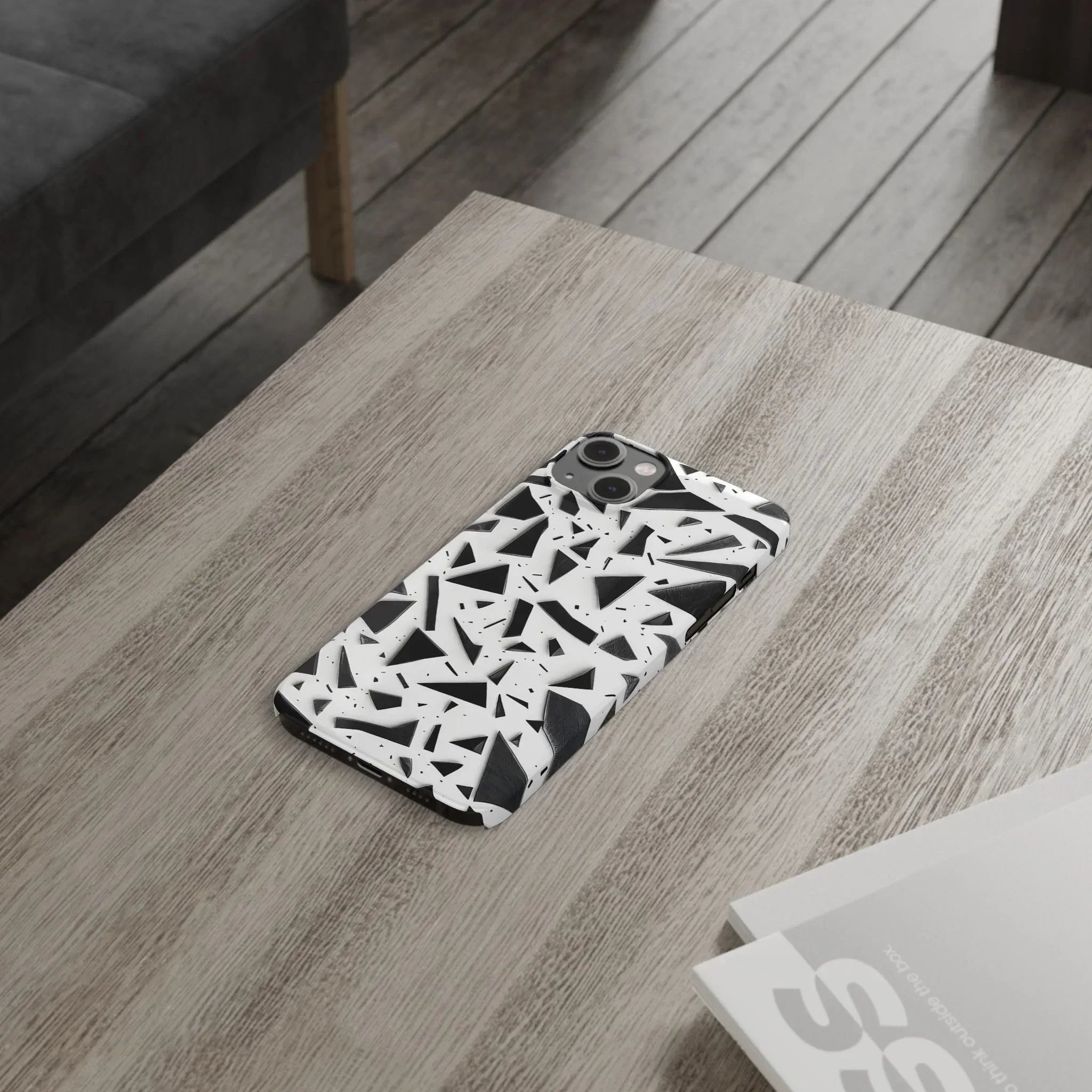 Abstract Slim Phone Case for iPhone 11-17 - KARARMDESIGN
