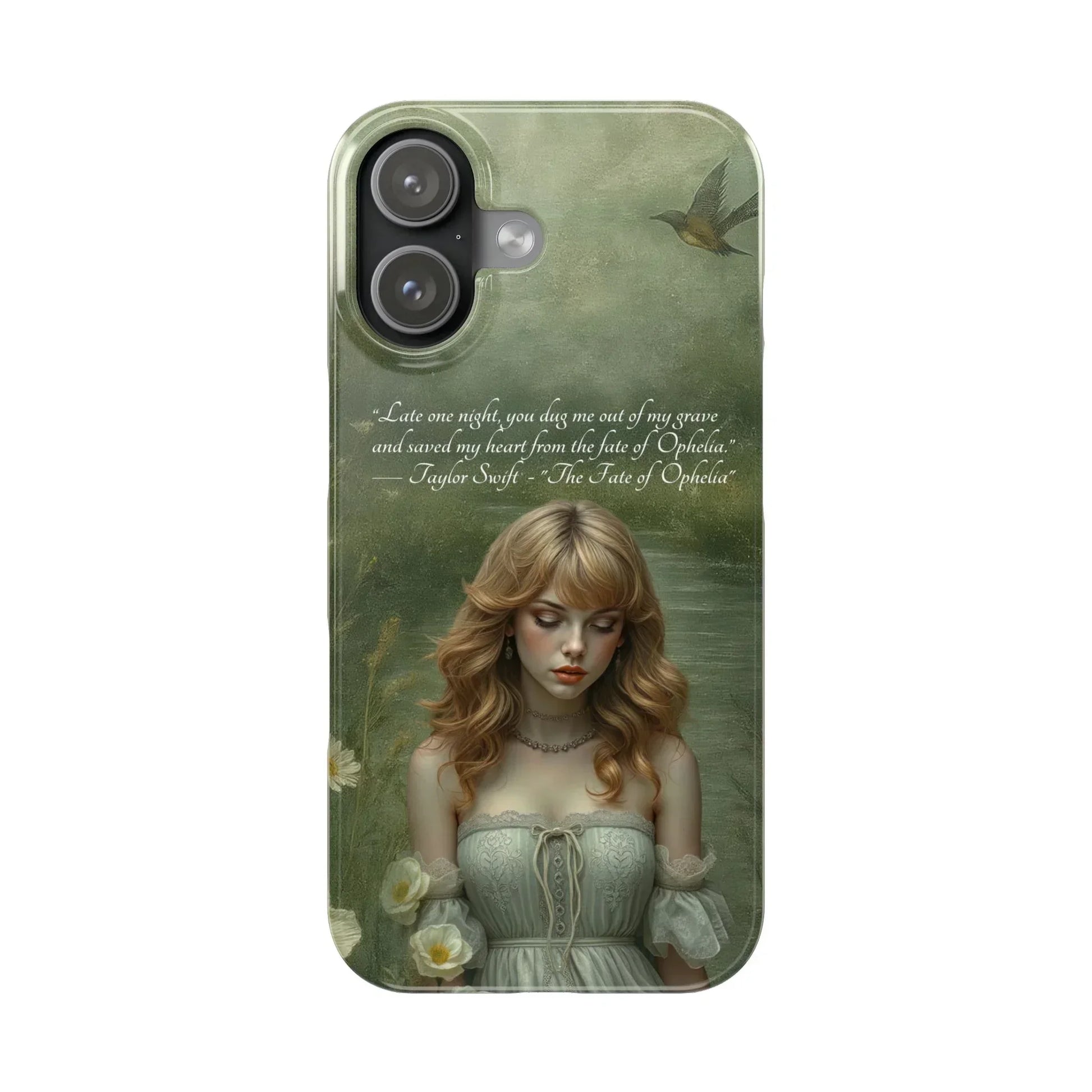 "Melancholic Ophelia" Phone Case for iPhone 7-17 Models - KARARMDESIGN