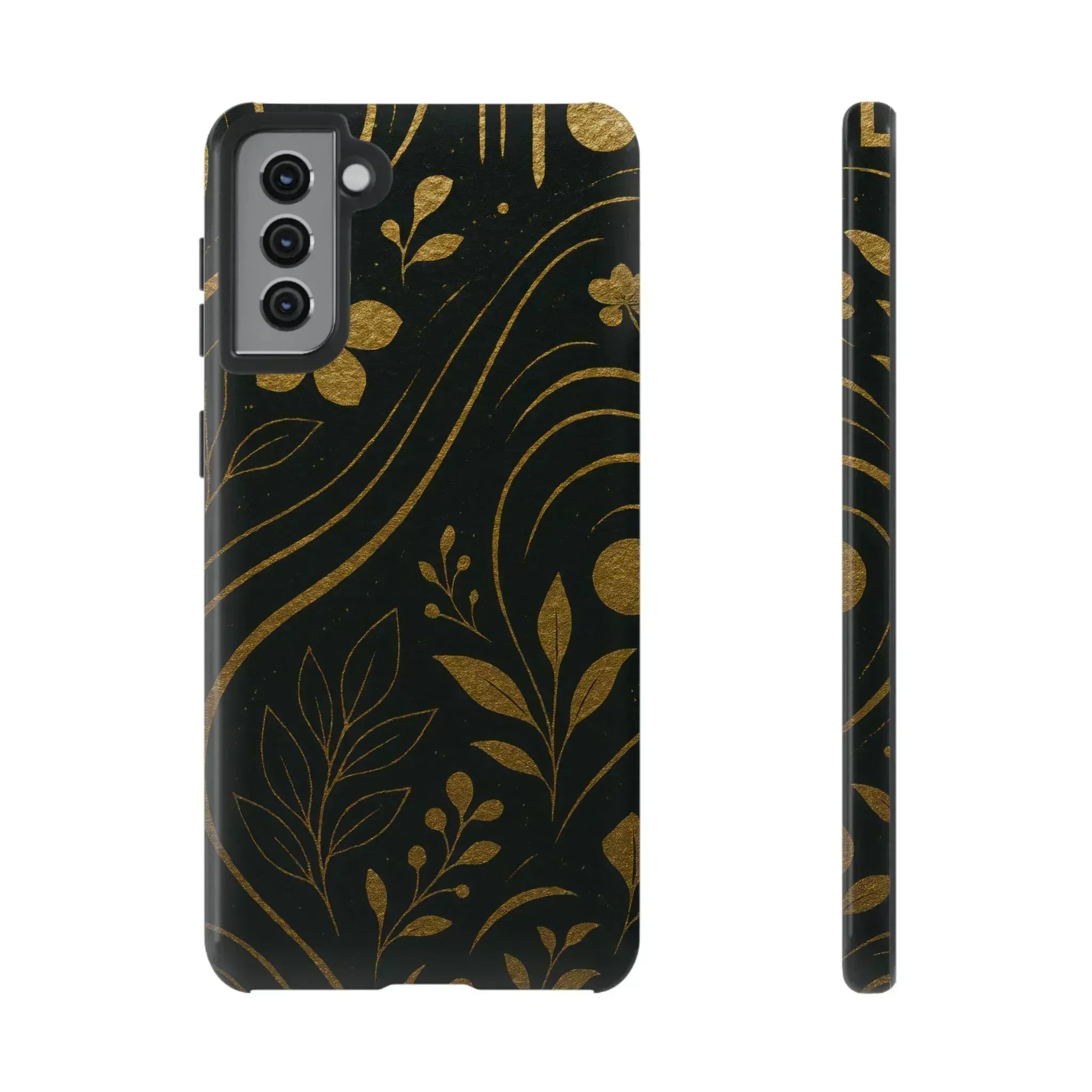 Gold Pattern Phone Case for Galaxy and Pixel - KARARMDESIGN