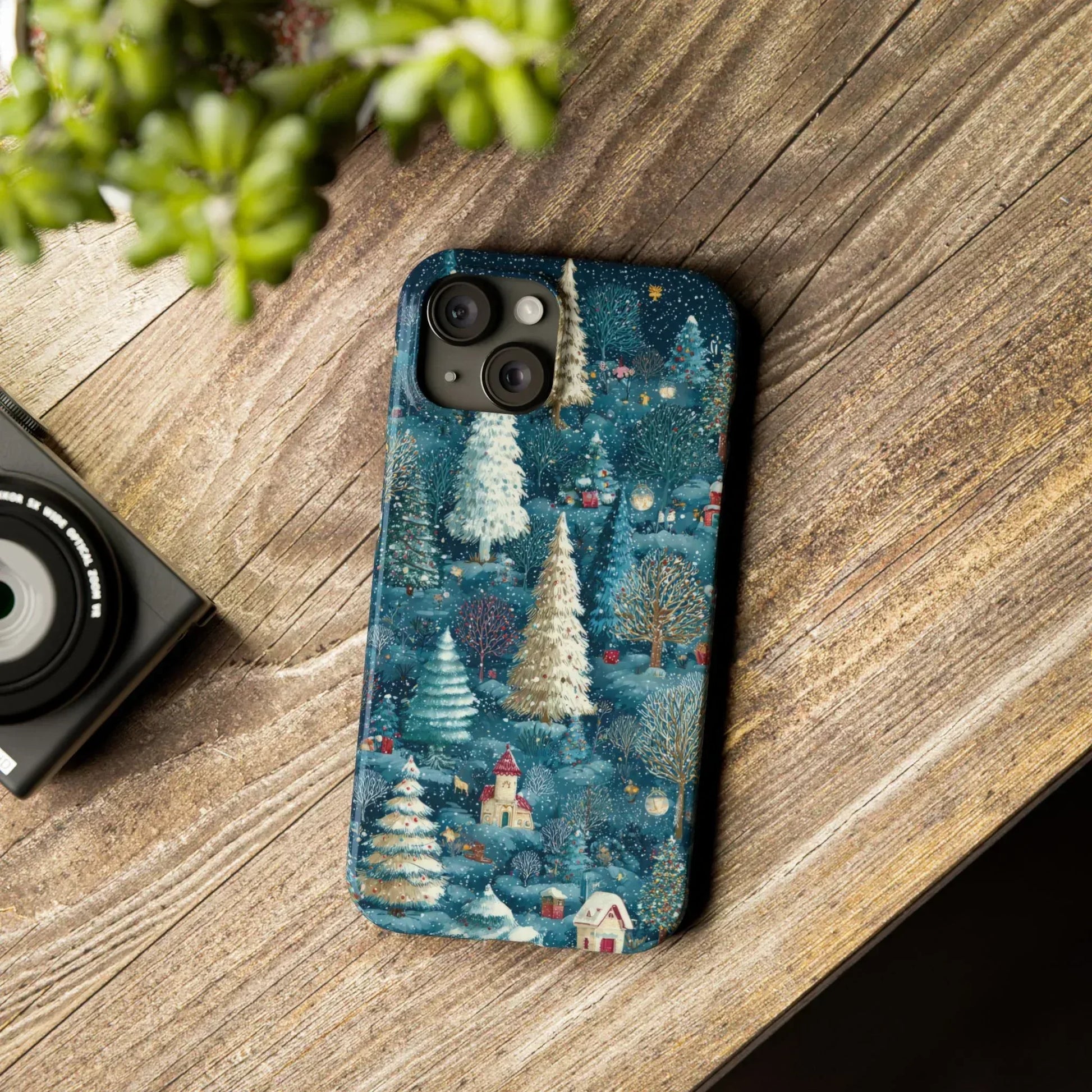 Frosty Forest Phone Case for iPhone 11-17 - KARARMDESIGN