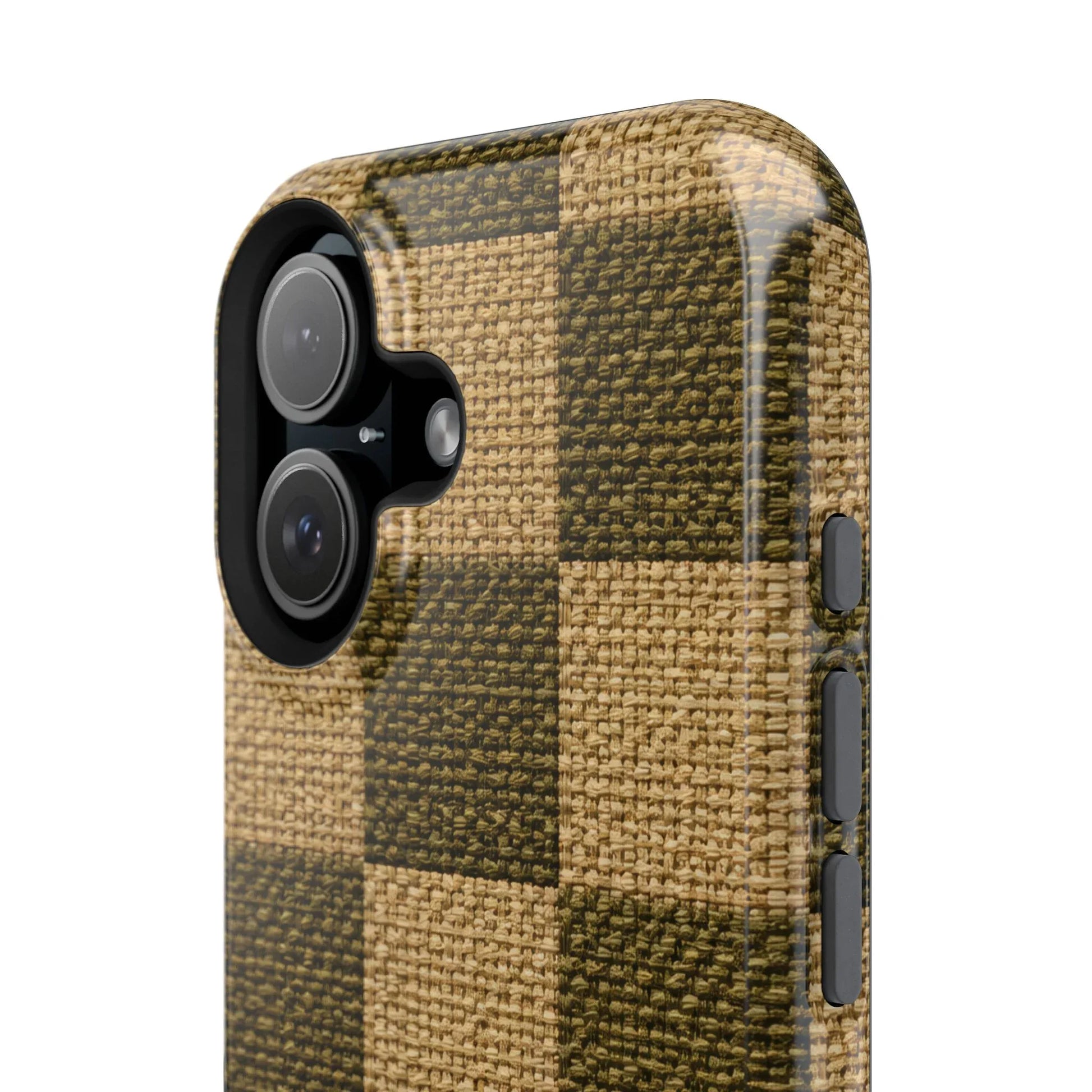 Rustic Woven Phone Case for iPhone 11-17 and Galaxy S21-S22 - KARARMDESIGN