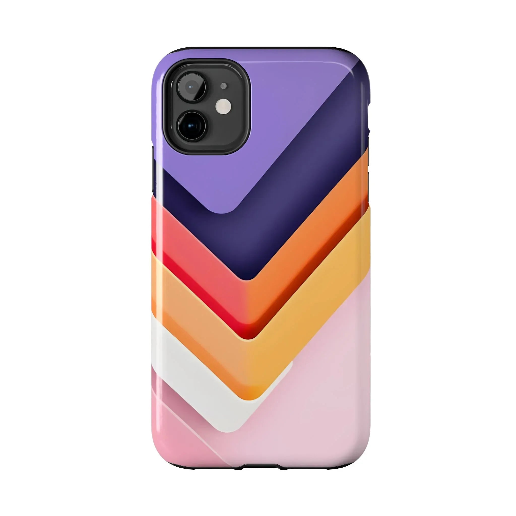Vibrant Geometric Chevron Phone Case for iPhone and Galaxy - KARARMDESIGN