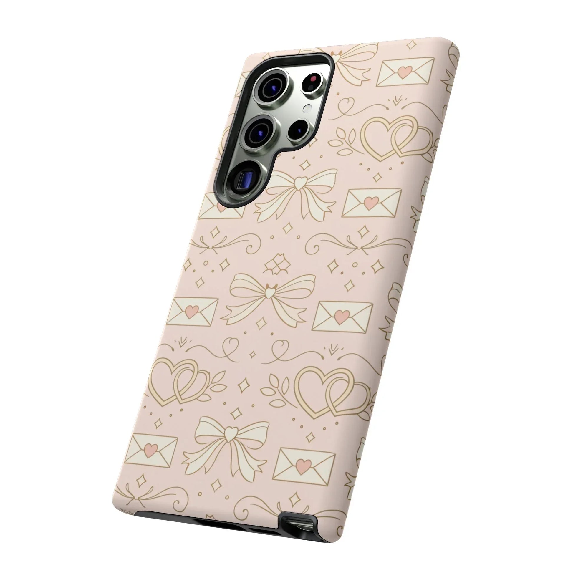 Sweet Romance Tough Phone Case for iPhone 11–17 & Galaxy S10–S25 - KARARMDESIGN
