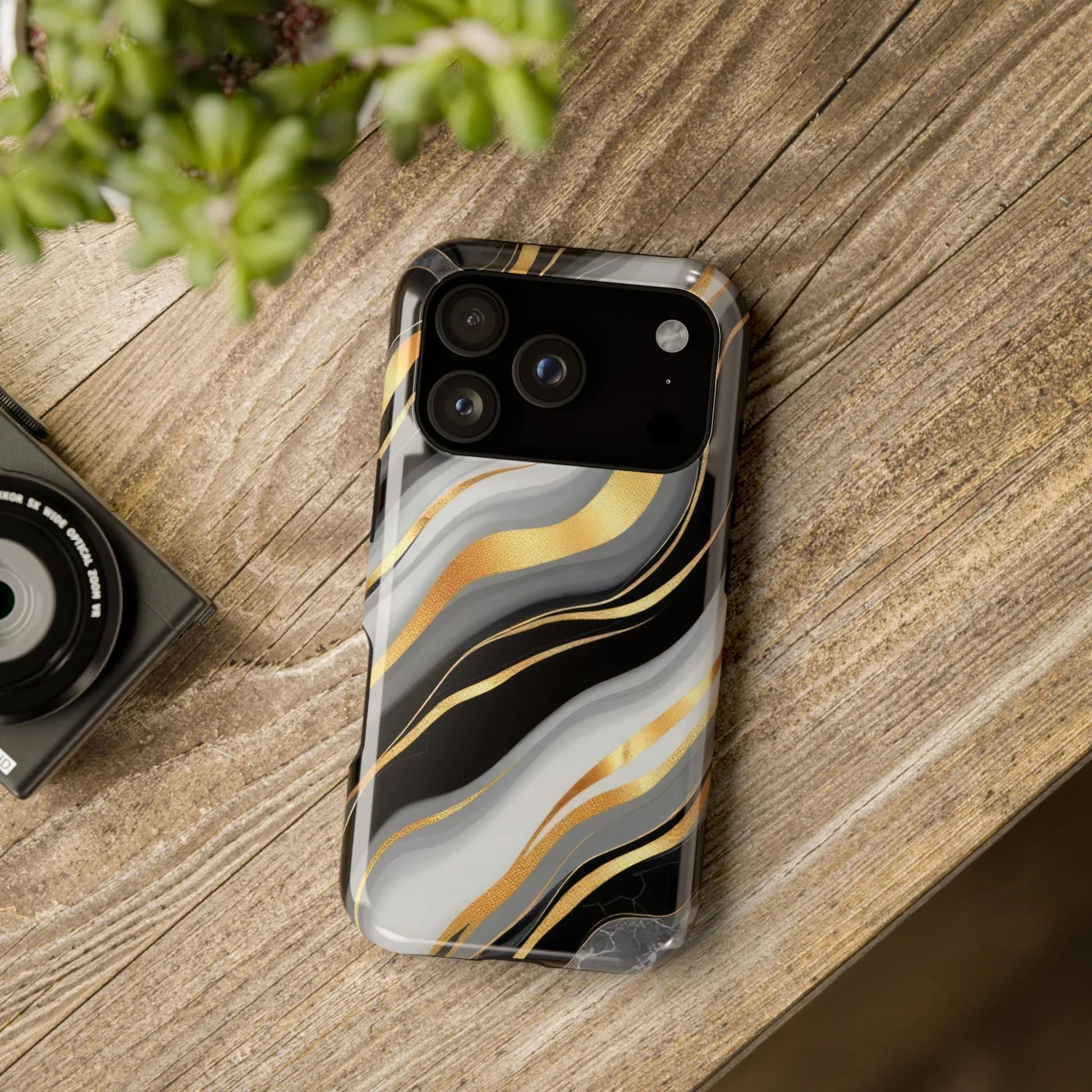 Modern Marble Flow Phone Case for iPhone 11-17 - KARARMDESIGN