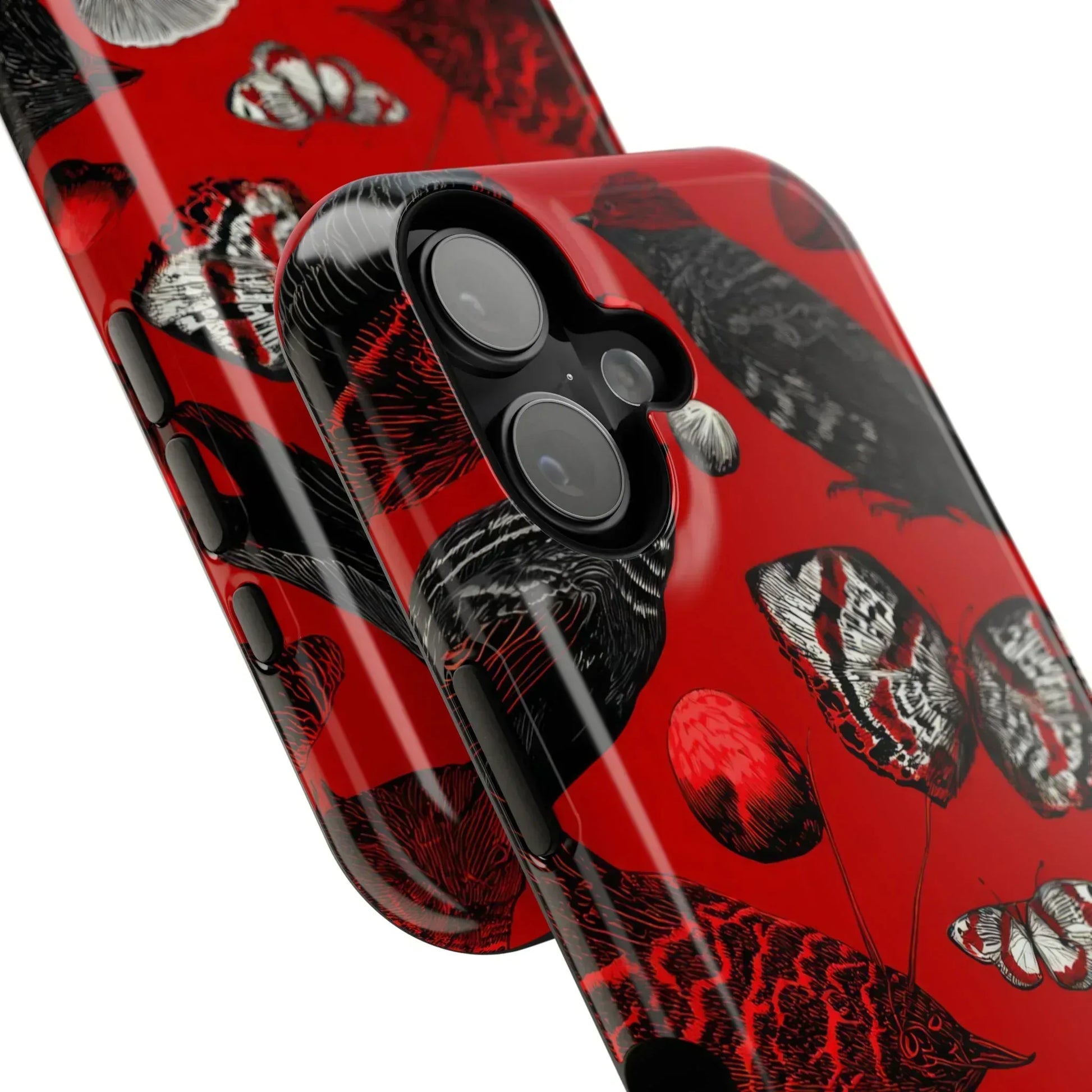 Crimson Wilderness Phone Case for iPhone 11-17 - KARARMDESIGN