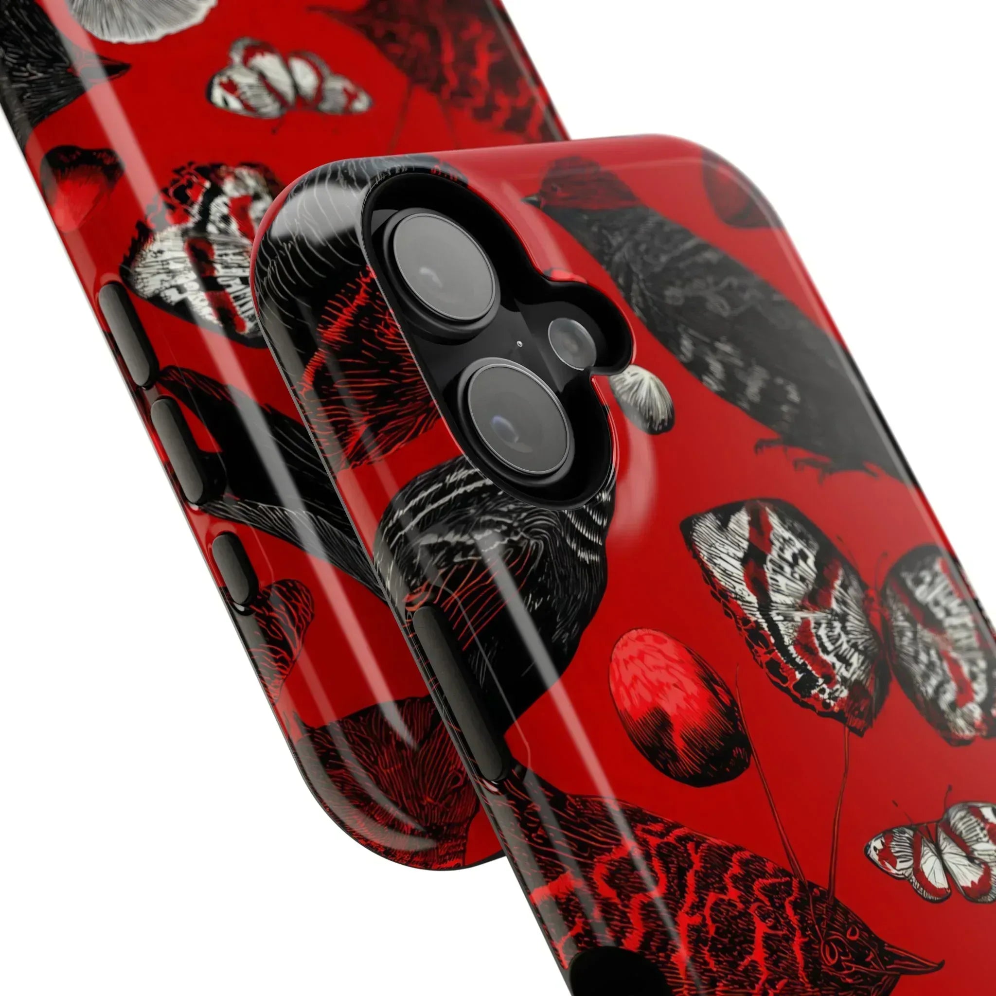 Crimson Wilderness Phone Case for iPhone 11-17 - KARARMDESIGN