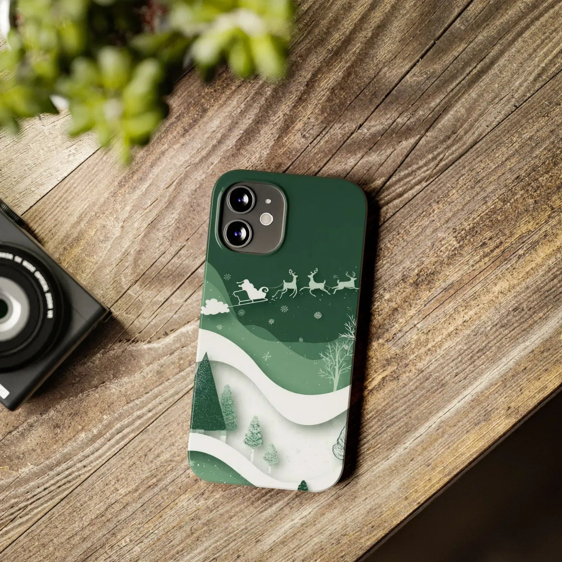 Evergreen Forest Phone Case for iPhone 11–17 - KARARMDESIGN